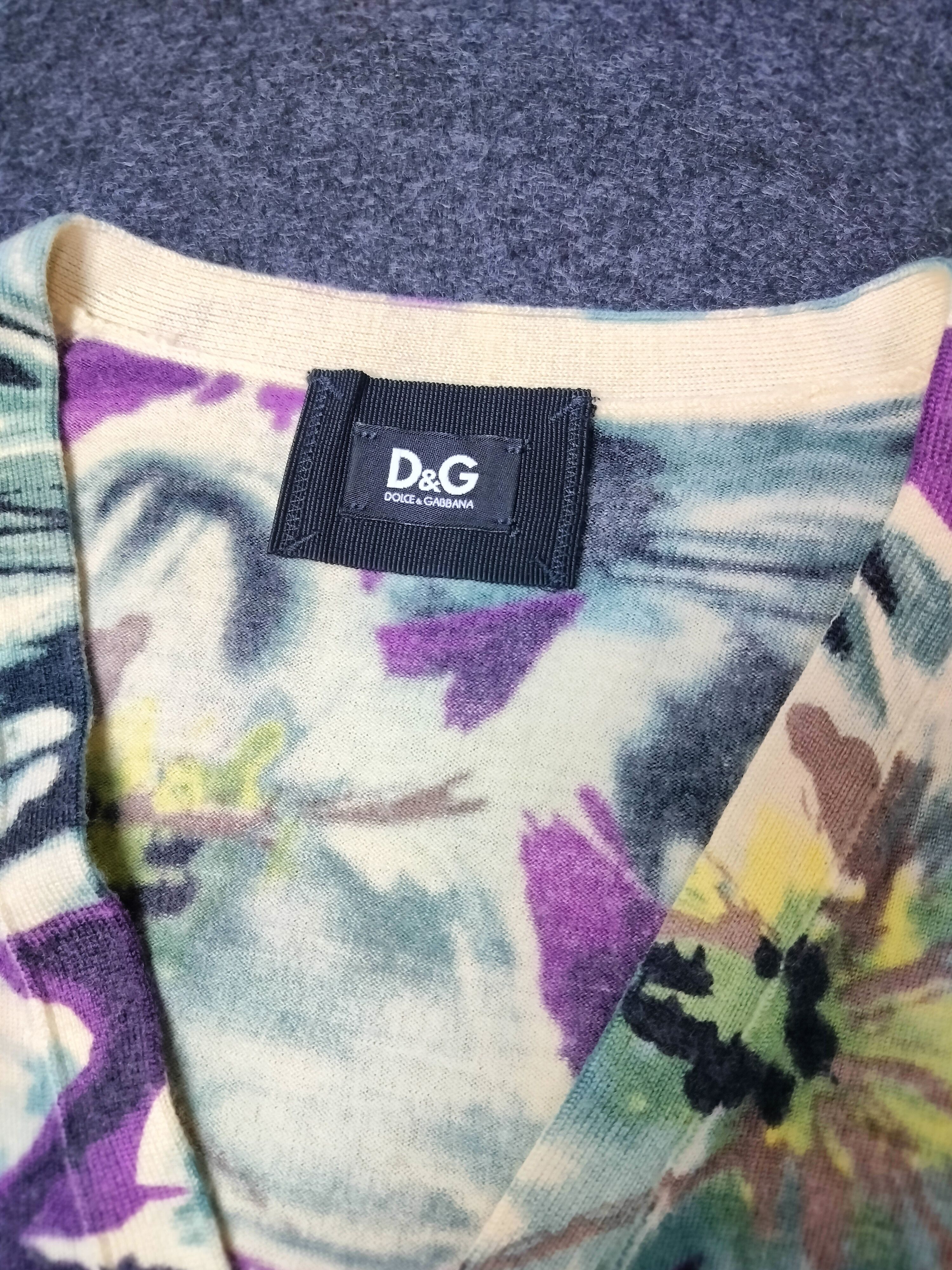 Dolce & Gabbana D&G Floral Cardigan Size M / US 6-8 / IT 42-44 - 5 Thumbnail