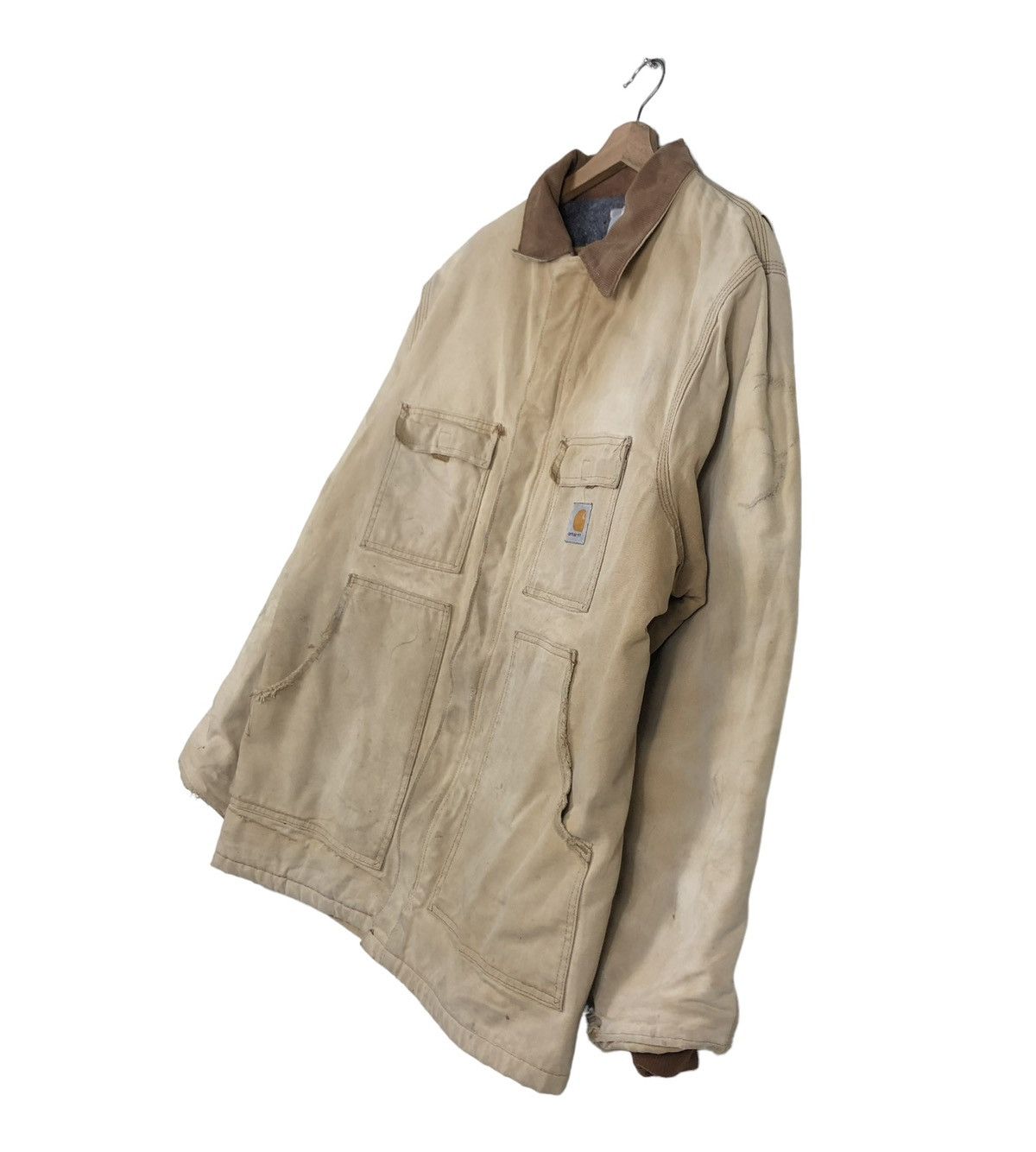 Carhartt 🔥VINTAGE CARHARTT DETROIT DUCK CANVAS JACKET BLANKET LINING Size US L / EU 52-54 / 3 - 2 Thumbnail