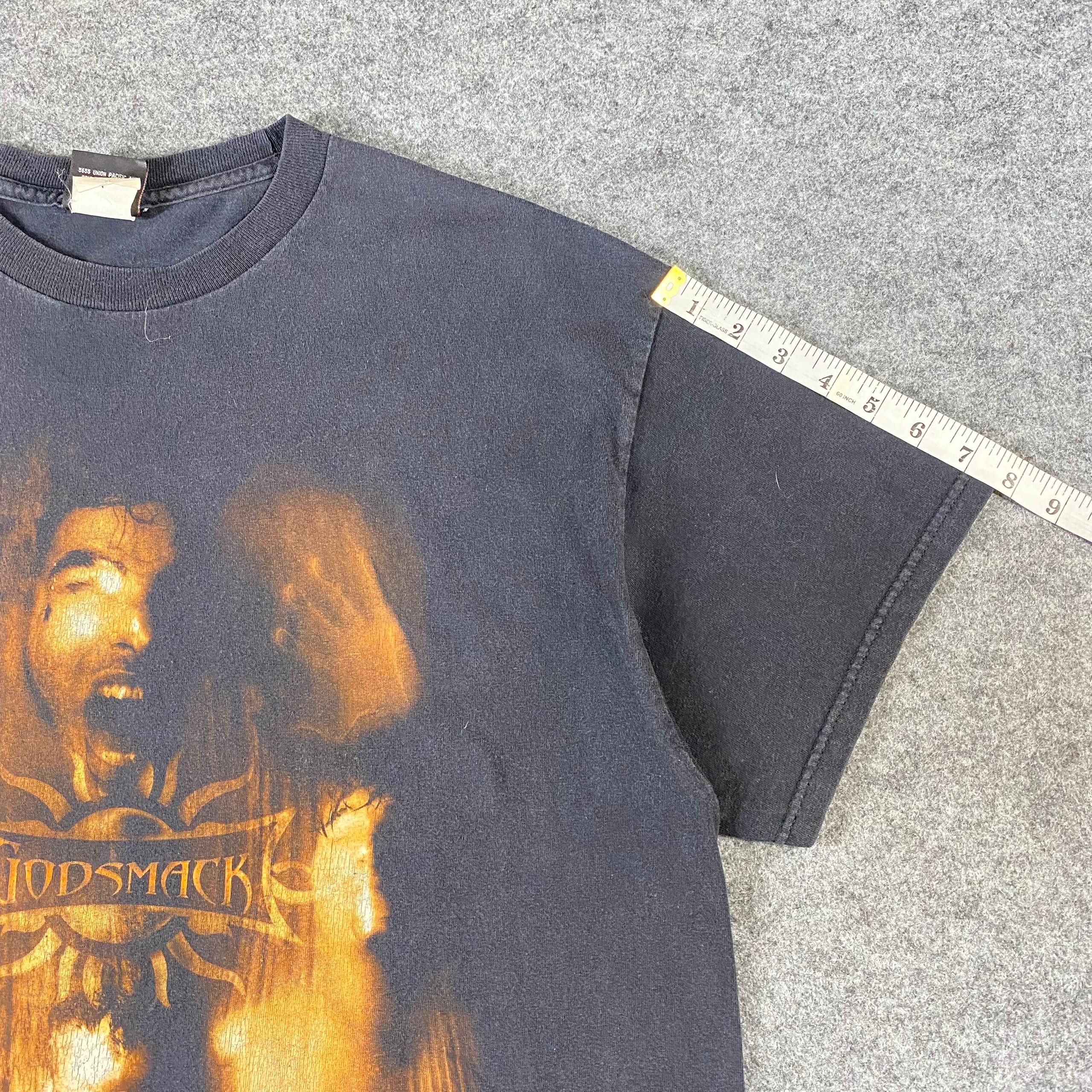 Band Tees Vintage Godsmack Faceless Album Rock Band Tshirt Size US XL / EU 56 / 4 - 7 Thumbnail