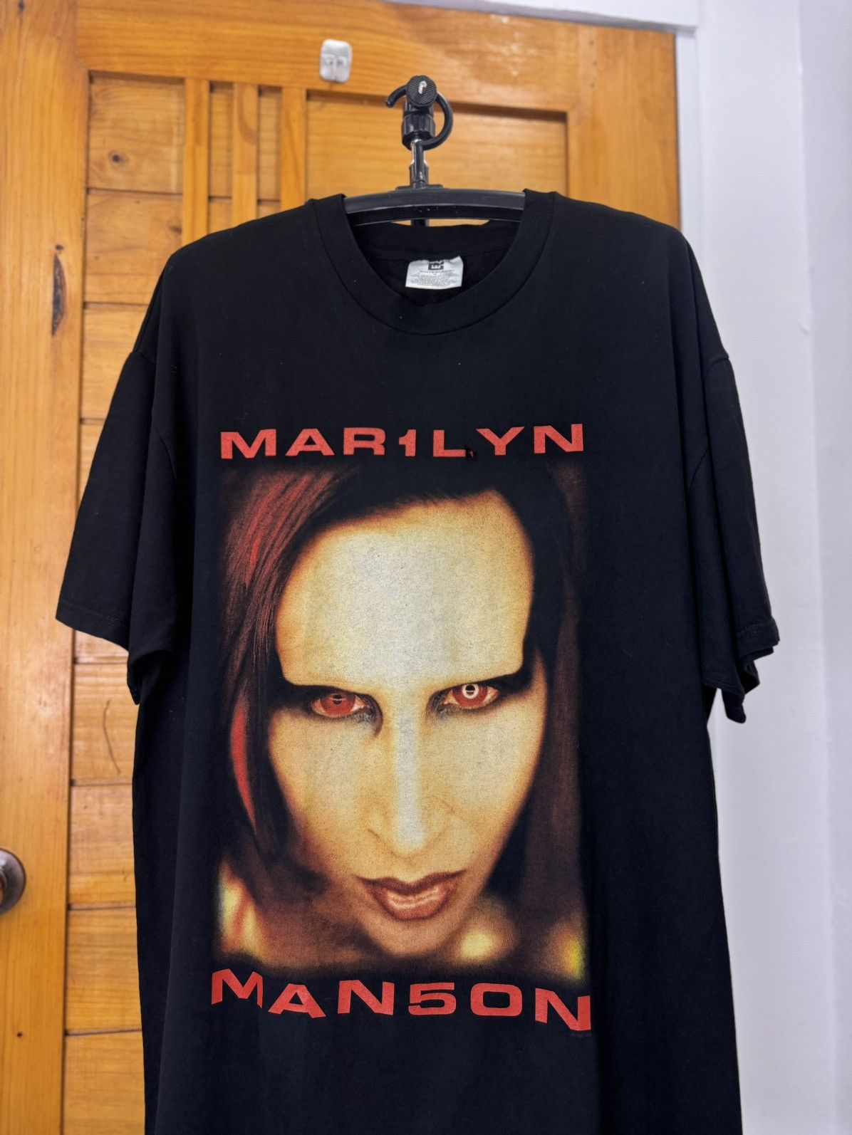 Marilyn Manson Vintage Marilyn Manson Shirt 90’ Size US XL / EU 56 / 4 - 3 Thumbnail