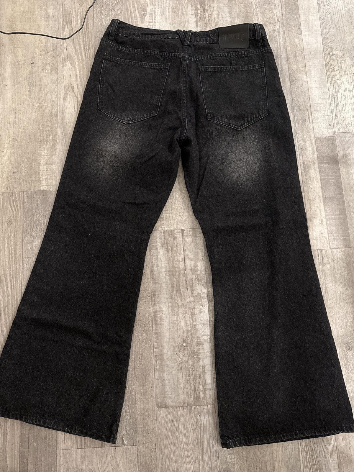 Other Vague Studios '85 FLARED DENIM [VINTAGE BLACK] Size US 32 / EU 48 - 4 Thumbnail