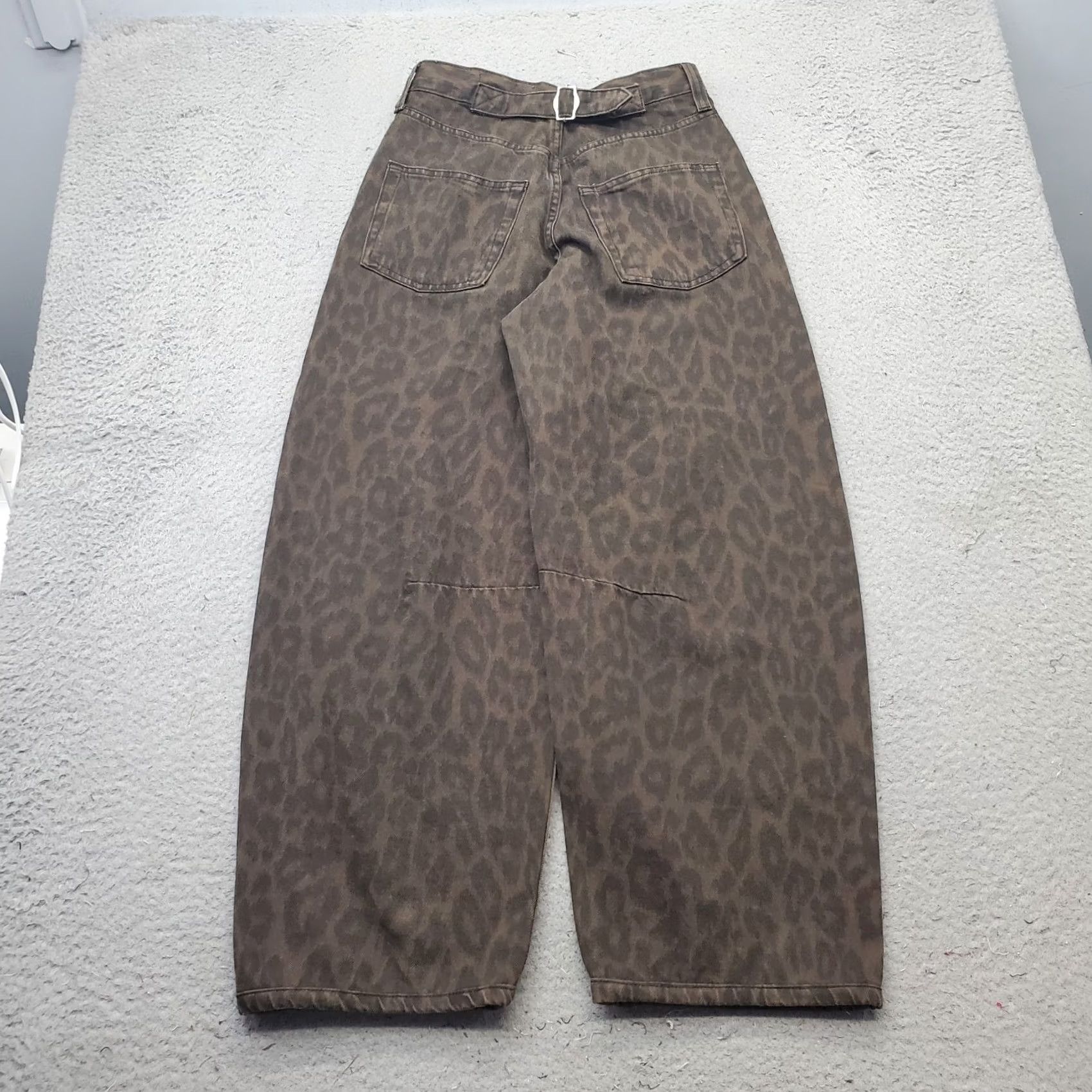 Urban Outfitters BDG Urban Outfitters Jeans Womens 24W Multicolor Leopard Print Wide Leg Baggy Size 42" / US 20 - 2 Thumbnail
