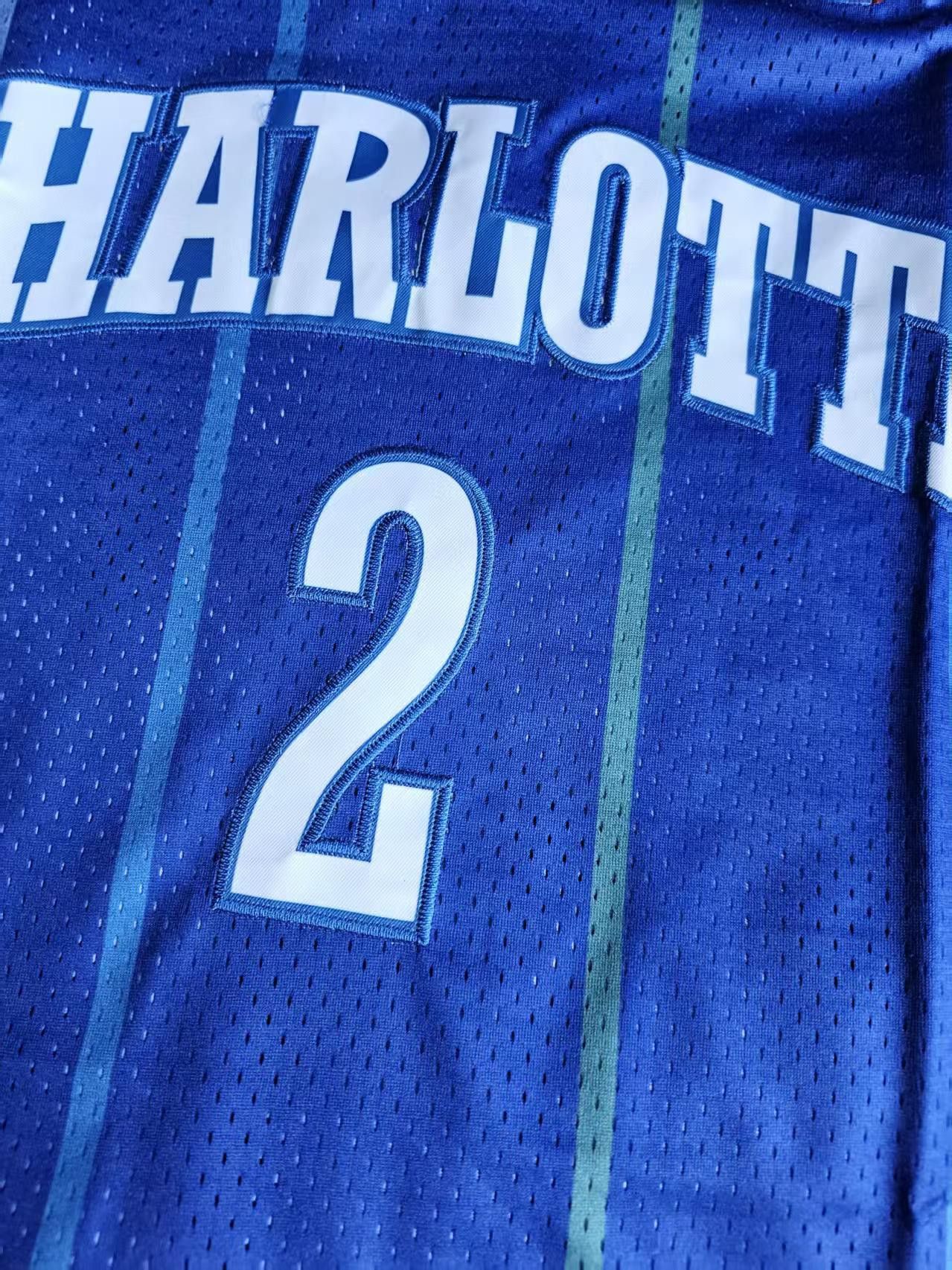 NBA 1994 95 Hornets 2 Larry Johnson Jersey Size US M / EU 48-50 / 2 - 5 Thumbnail