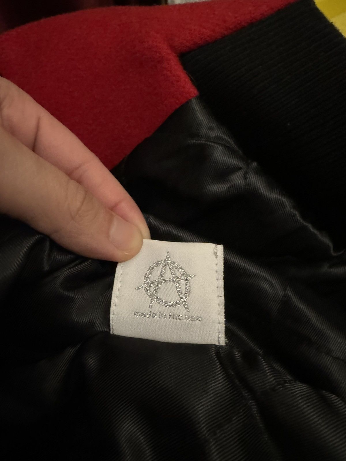 Revenge Revenge Varsity Jacket (Red) Size US M / EU 48-50 / 2 - 8 Thumbnail