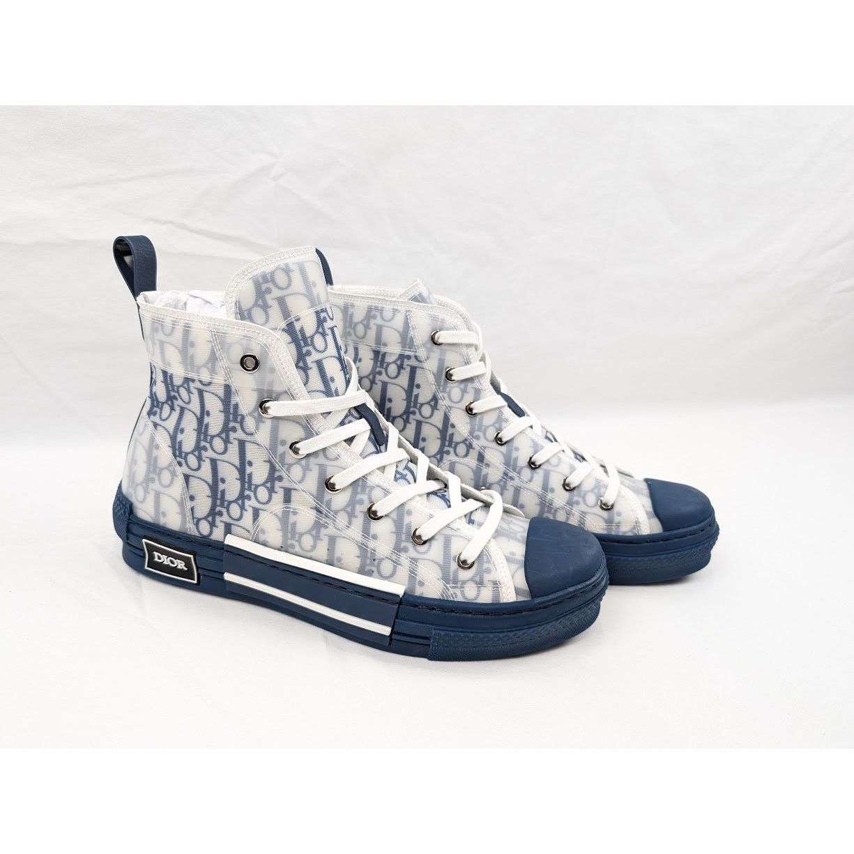 Dior o1rshd1 B23 HT Oblique Transparency in Blue Size US 12 / EU 45 - 14 Thumbnail