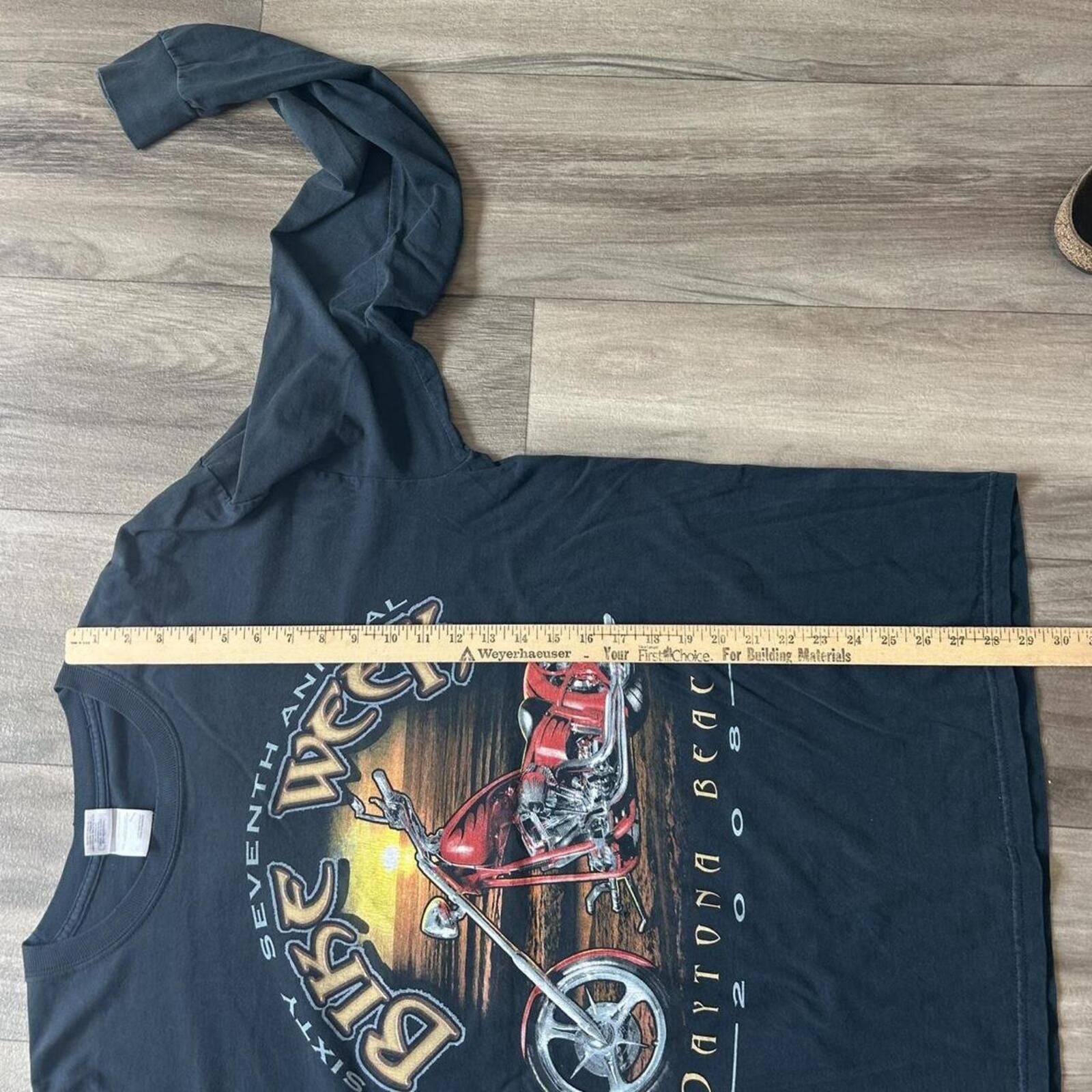 Harley Davidson Vintage Bike Week Motorcycle T shirt Beach Long Sleeve XL Size US XL / EU 56 / 4 - 6 Thumbnail