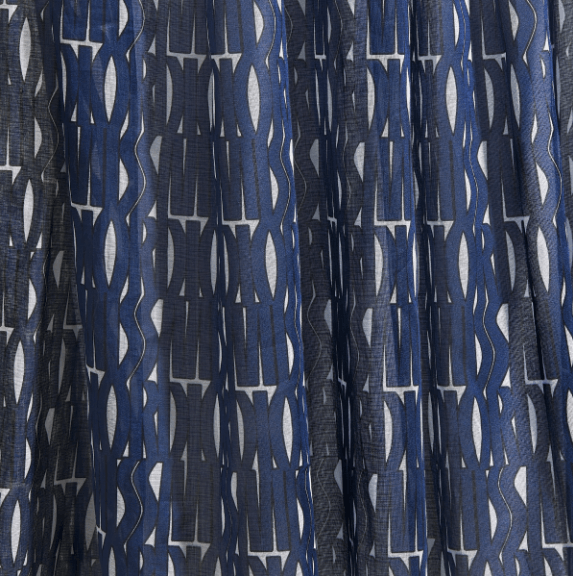 Dior o1w1db11225 451J63 Mid-Length Skirt in Navy Blue/White Size 25" / US 0 / IT 36 - 3 Thumbnail