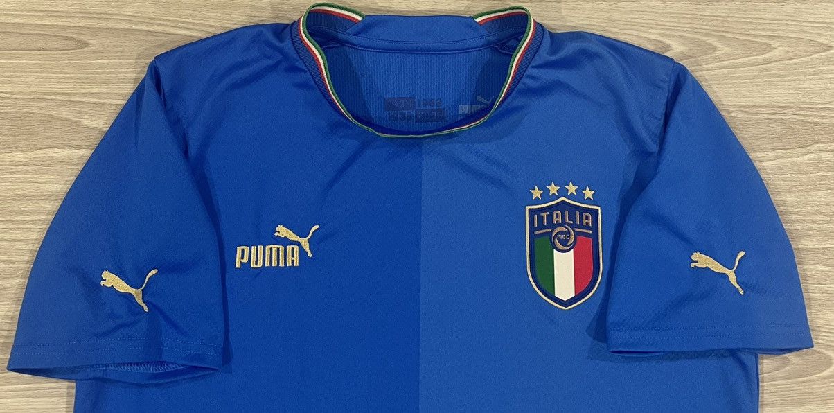 Puma Puma 2022/23 Italy National Soccer Jersey Men’s Size Medium Size US M / EU 48-50 / 2 - 2 Thumbnail