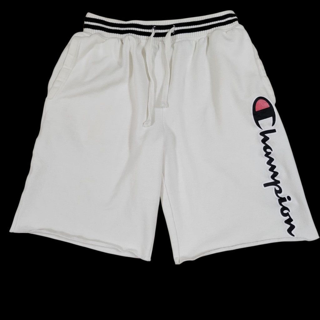 Champion Champion Authenticwear Athletic Drawstrings Beige Shorts MT Size US 32 / EU 48 - 3 Thumbnail