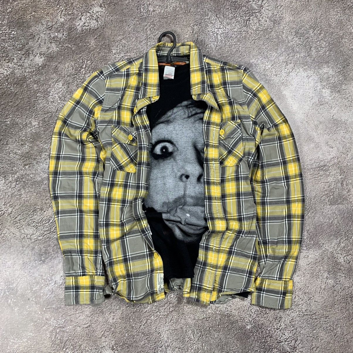 Vintage Vintage 90s Plaid Shirt Oversized Grunge Streetwear Y2K L Size US L / EU 52-54 / 3 - 1 Thumbnail