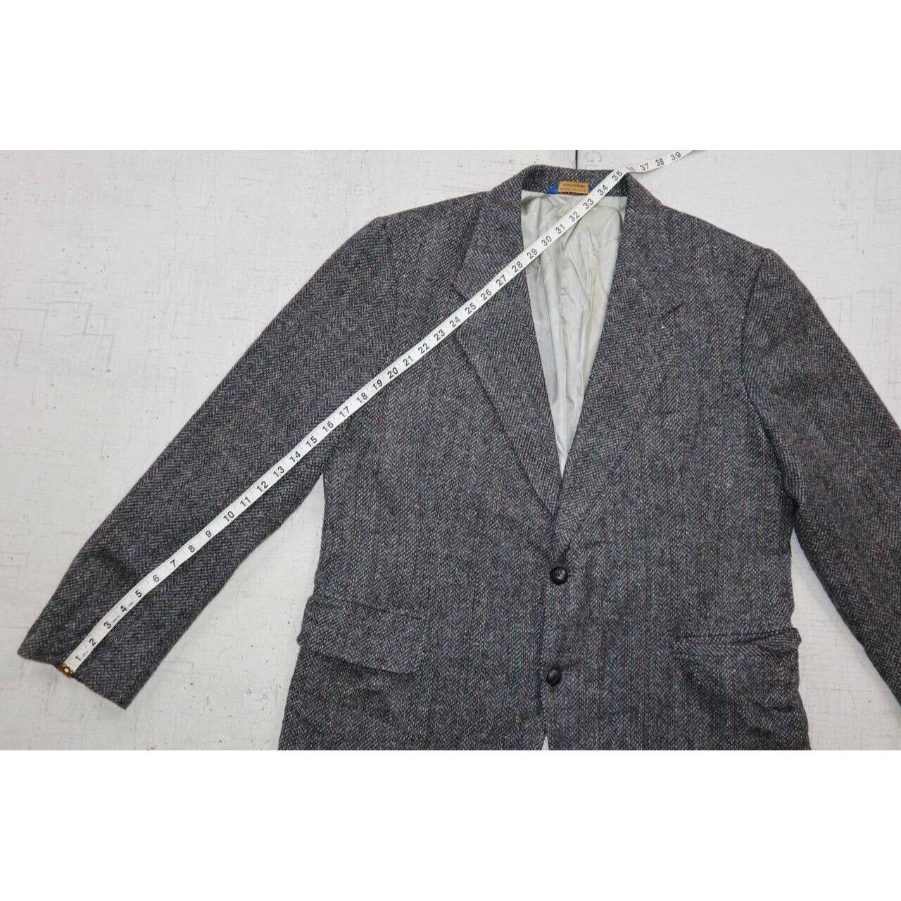 Pendleton Vintage PENDLETON Wool Twill Jacket Coat Blazer Gray Sz 44 Size 44R - 5 Thumbnail