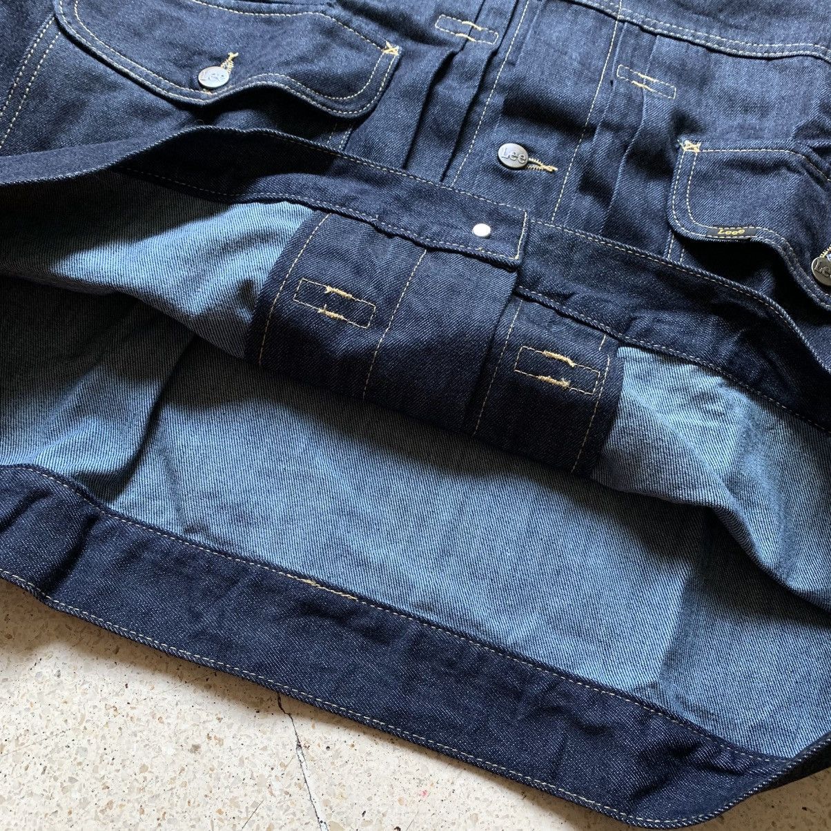 Lee 2000s Lee Denim Jacket Type 2 Big Pocket Ifsix Lgb Style Size US XL / EU 56 / 4 - 7 Thumbnail