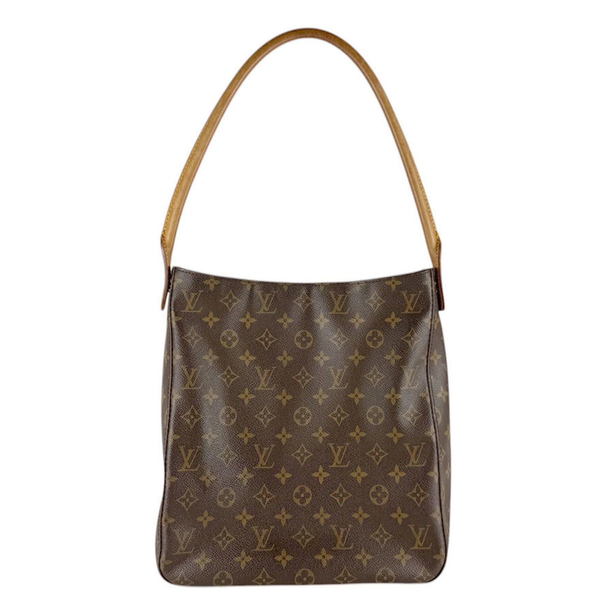 Louis Vuitton Louis Vuitton Shoulder Bag Monogram Looping GM Canvas Brown Gold Women's M51145 z9324 Size ONE SIZE - 1 Thumbnail