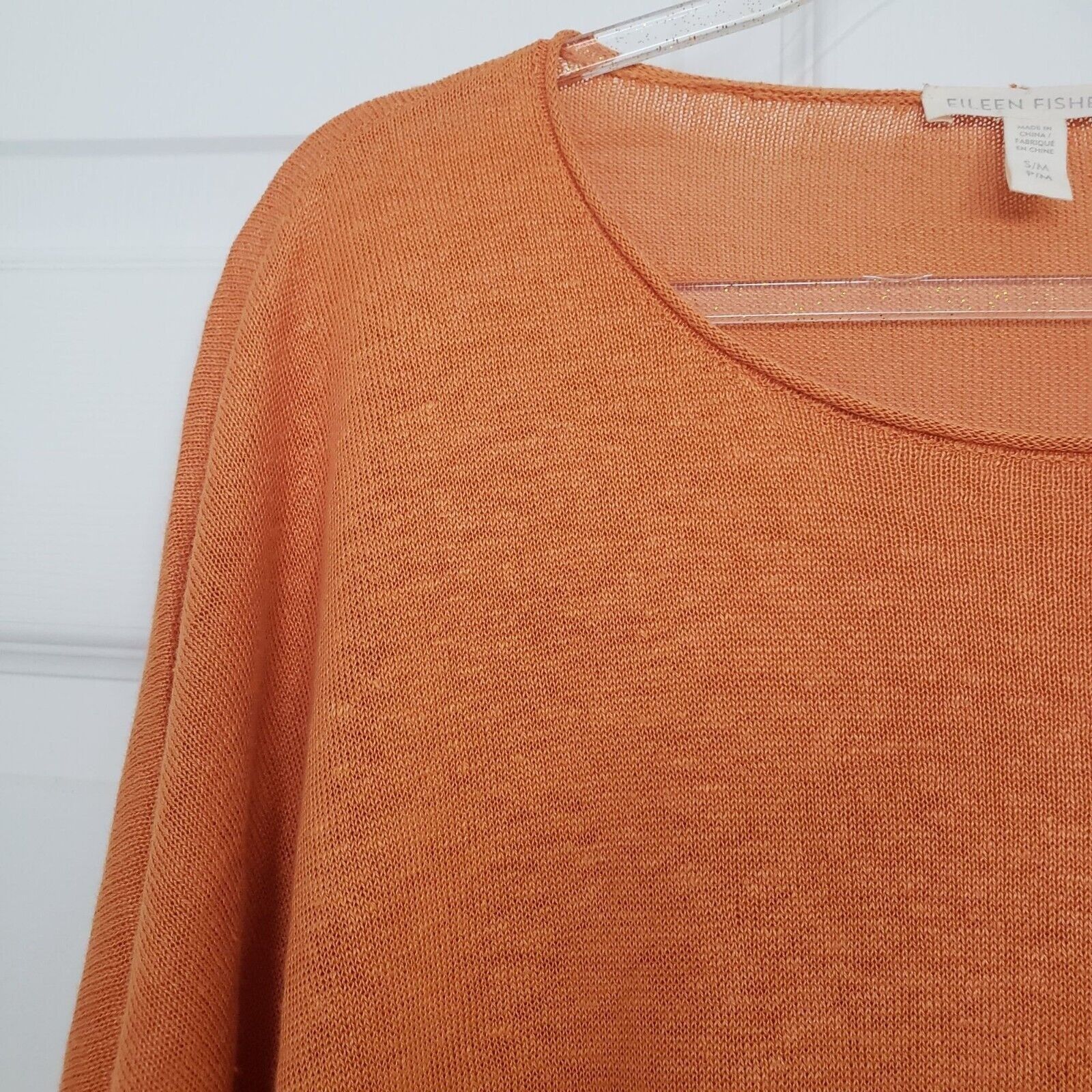 Eileen Fisher Eileen Fisher Organic Linen Shirt Women Size Small Orange Size S / US 4 / IT 40 - 2 Thumbnail