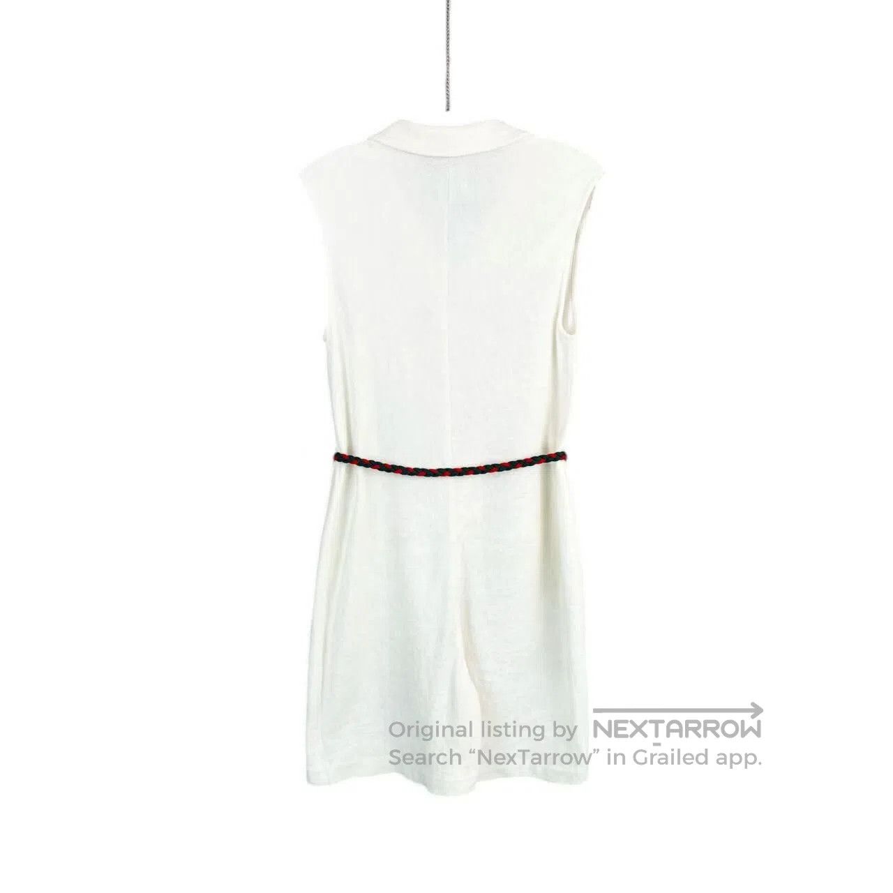 Gucci Guicci Logo pocket waistband sleeveless jumpsuit| Size S / US 4 / IT 40 - 2 Thumbnail