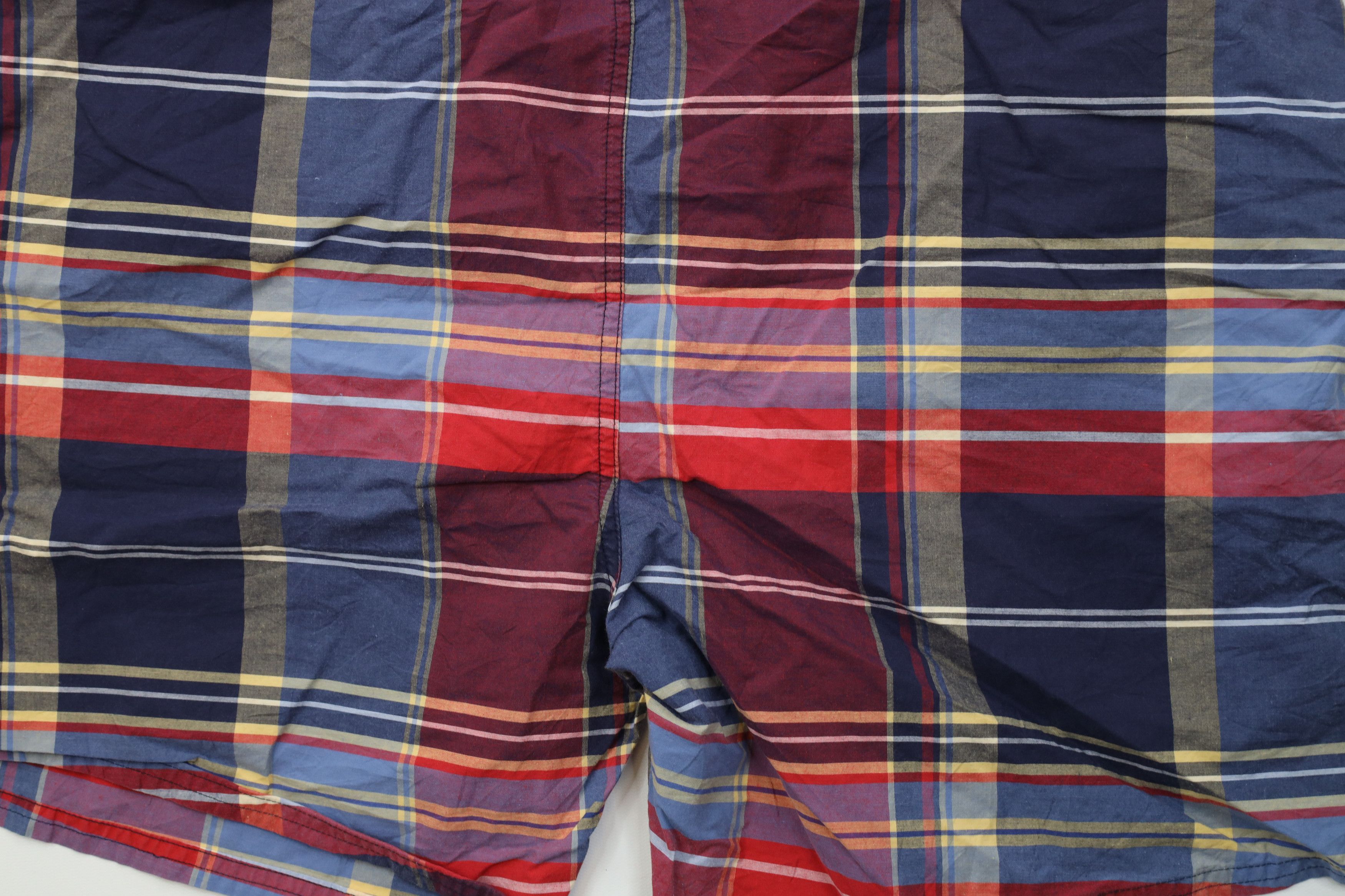 Nautica Vintage 90s Nautica Sailing Lined Above Knee Shorts Plaid Size US 34 / EU 50 - 10 Thumbnail