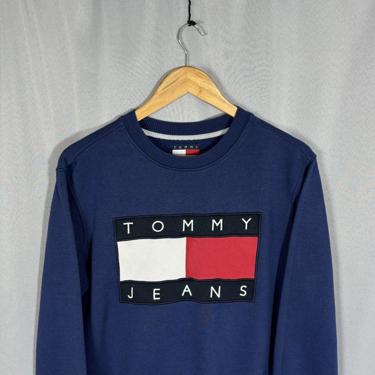 Tommy Jeans Tommy jeans sweatshirt big logo blue xs streetwear Size US XS / EU 42 / 0 - 2 Thumbnail