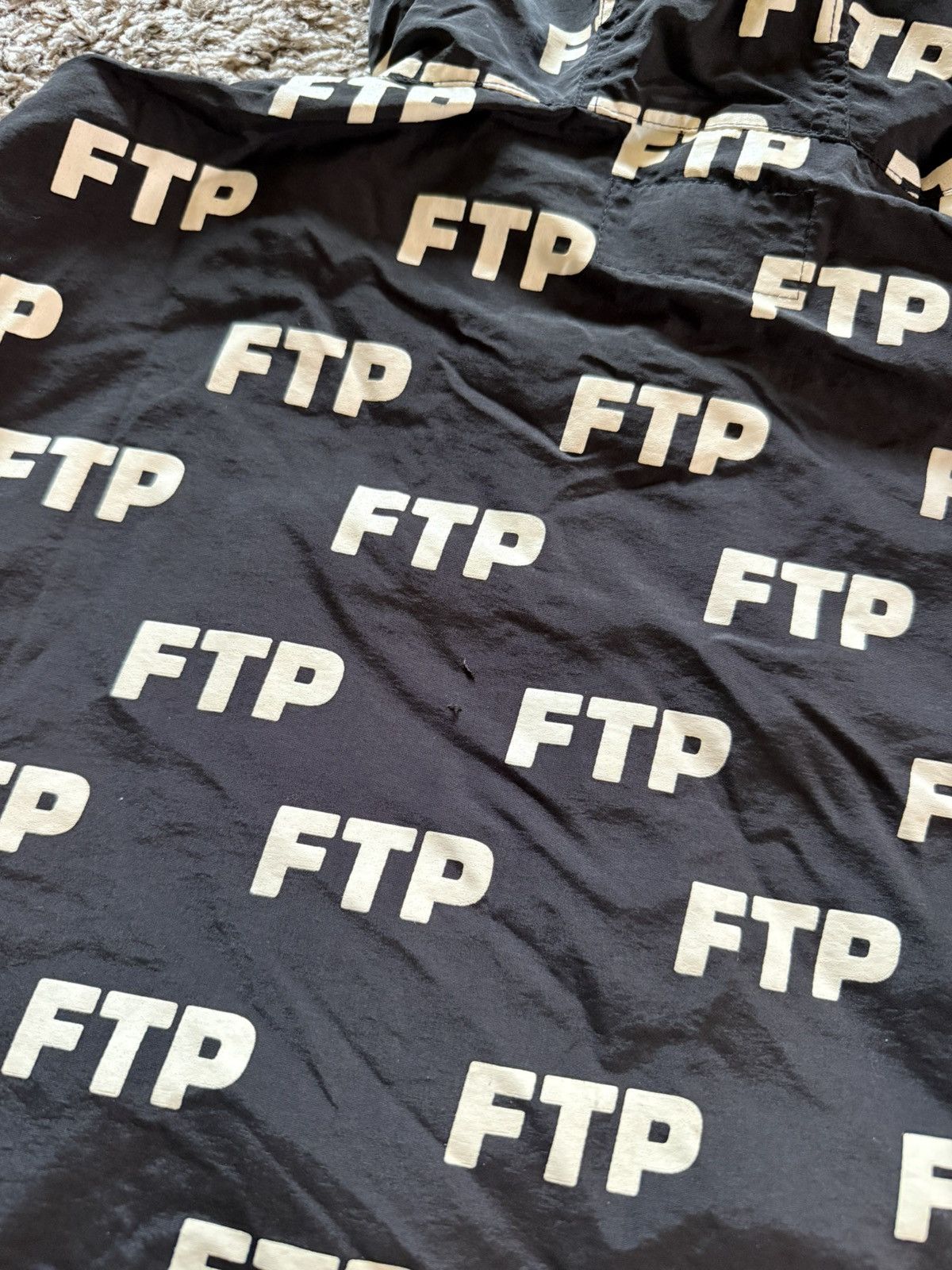 Fuck The Population FTP ALL OVER ANORAK LARGE BLACK Size US L / EU 52-54 / 3 - 6 Thumbnail
