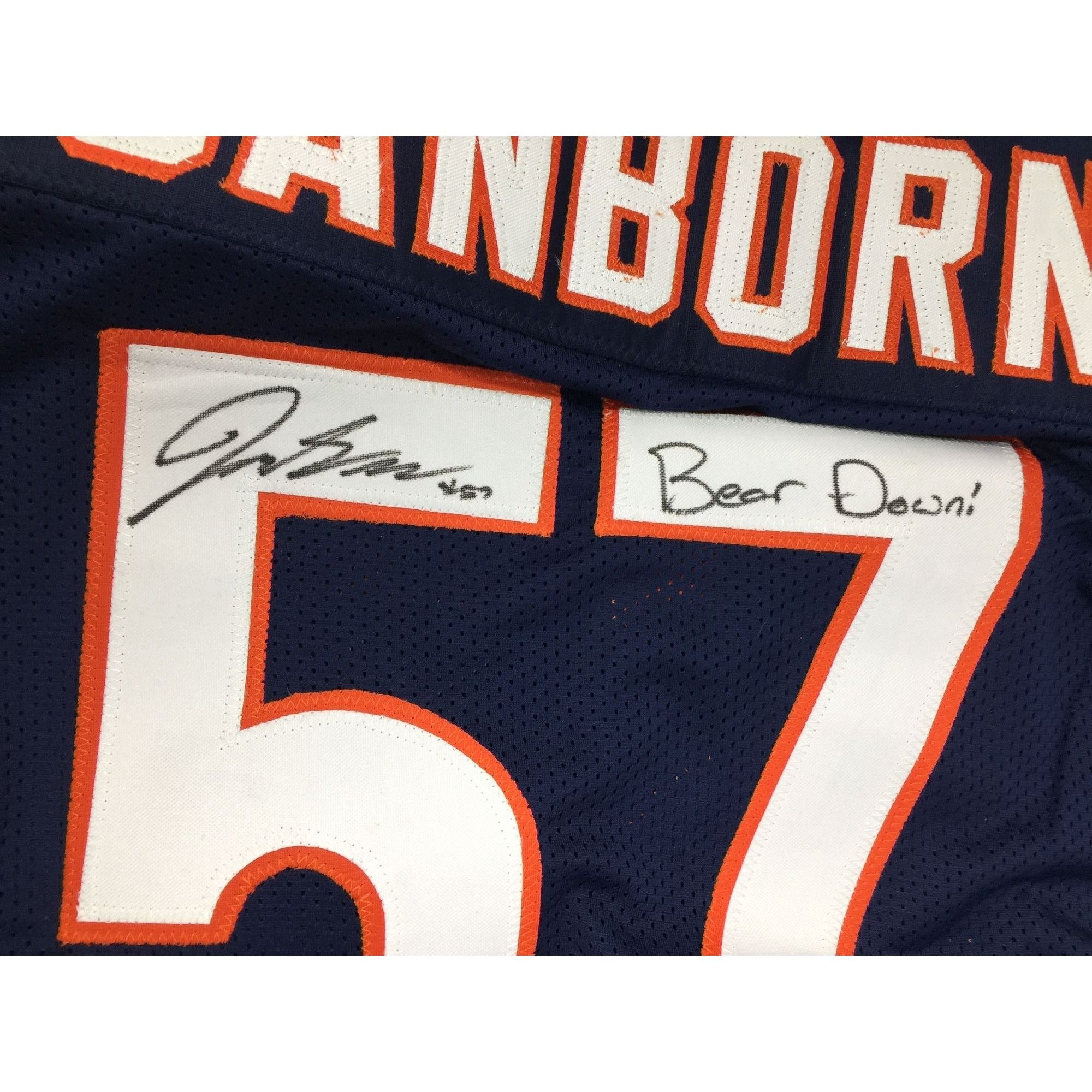 Other Jack Sanborn Autographed Navy Blue Short Sleeved Jersey Size Size US XL / EU 56 / 4 - 6 Thumbnail