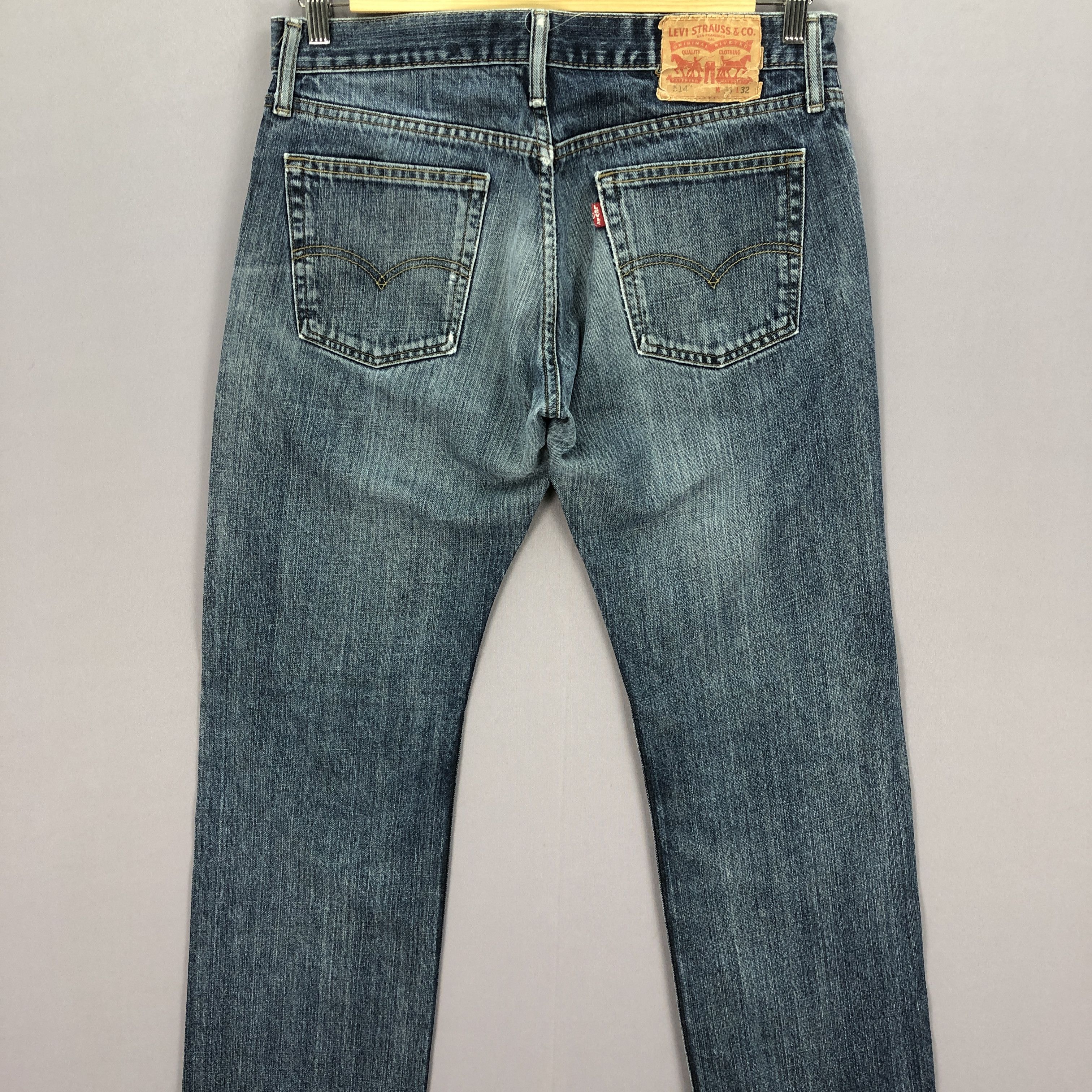 Levi's Vintage Levis Ripped Faded Jeans Levi's 514 Light Wash Denim Size US 32 / EU 48 - 4 Thumbnail