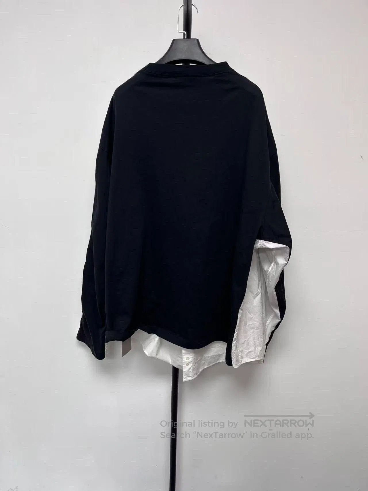 Balenciaga Balenciaga Logo Cotton Poplin Long Sleeve Shirt. Size US S / EU 44-46 / 1 - 2 Thumbnail