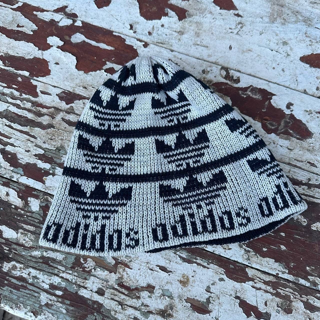 POST ARCHIVE FACTION (PAF) Vintage Ulta Rare Knit Adidas Hat Cap Overprinted 90s Y2K Size ONE SIZE - 1 Thumbnail