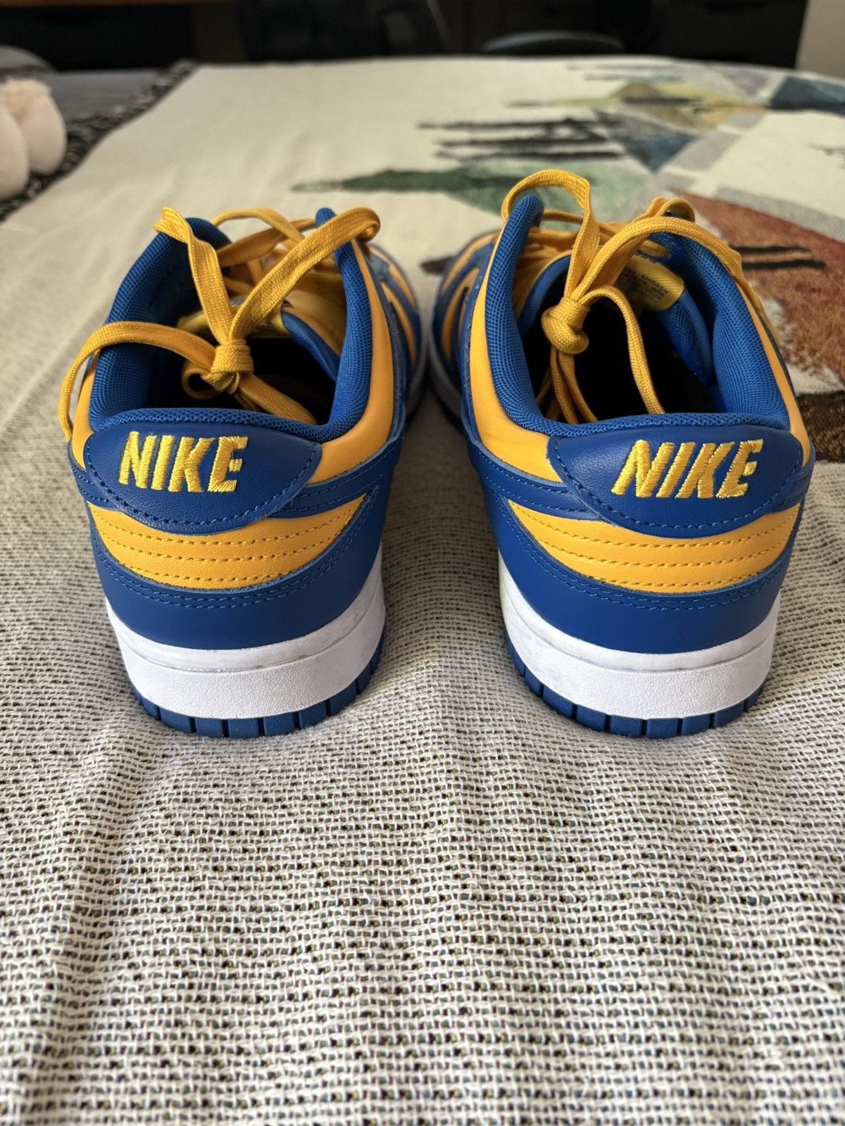 Nike Nike Dunk Low Blue Jay & University Gold (UCLA)(No Box) Size US 11 / EU 44 - 4 Thumbnail