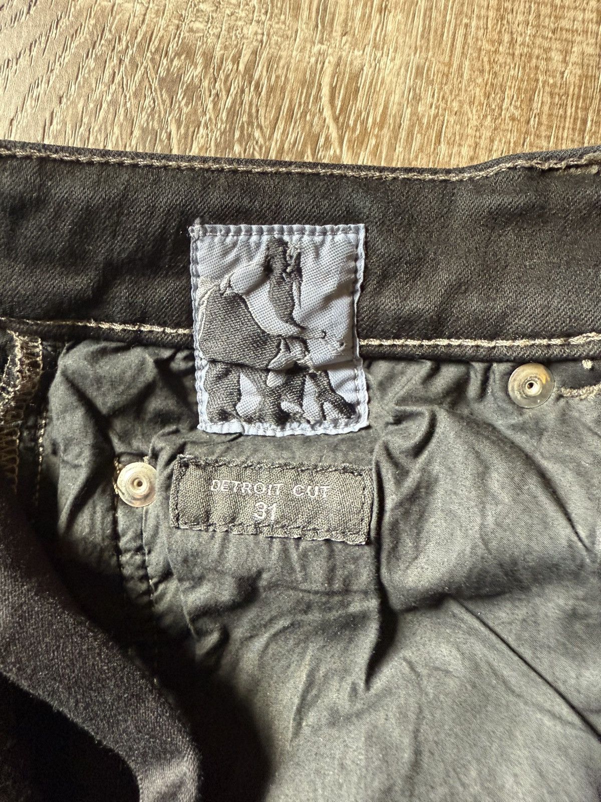 Rick Owens × Rick Owens Drkshdw Rick Owens Detroit Cut Skinny Jeans Size US 31 - 3 Thumbnail