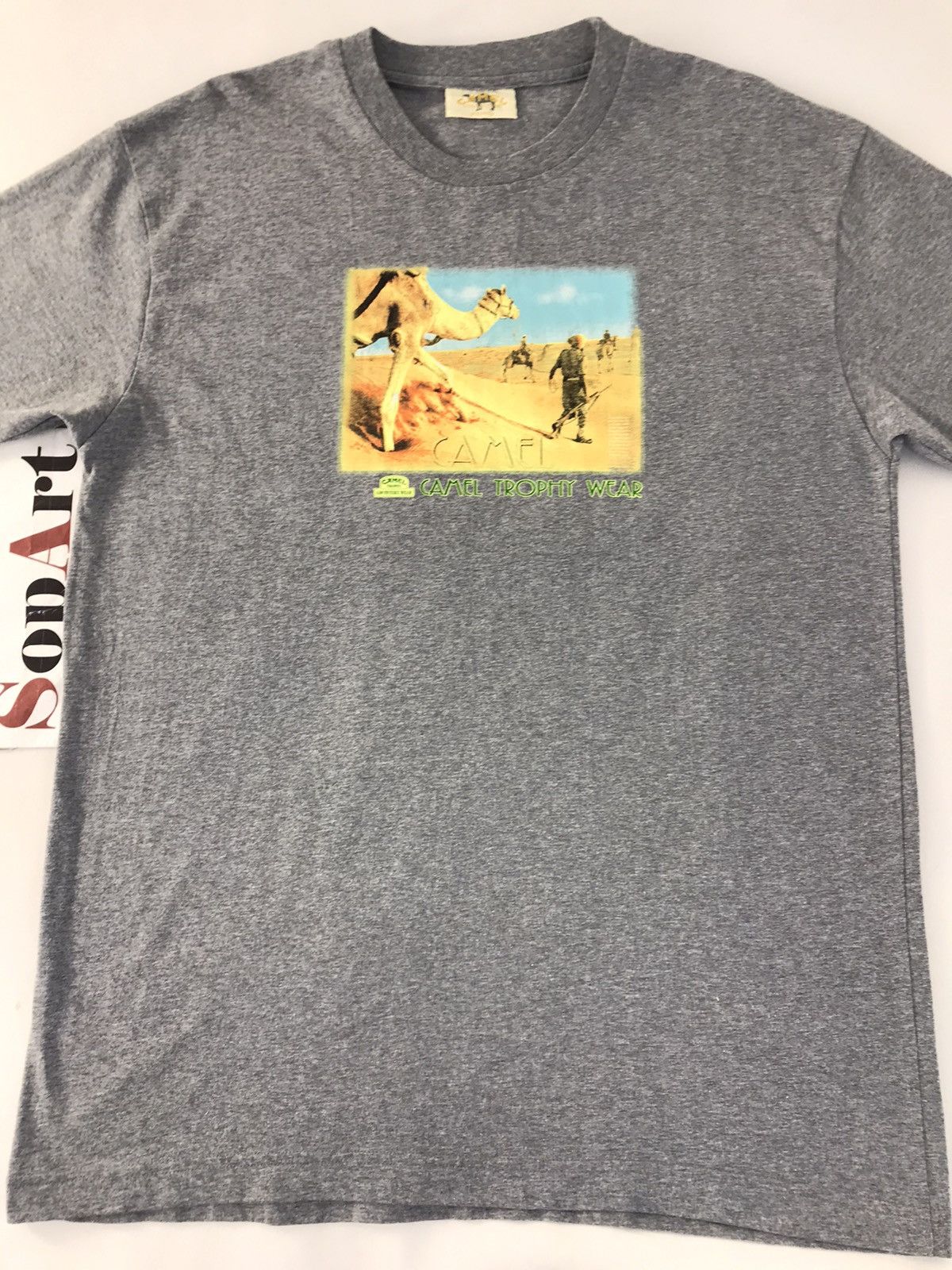 Camel × Vintage Vintage Camel Trophy Wear Big Logo Tee Size US L / EU 52-54 / 3 - 3 Thumbnail