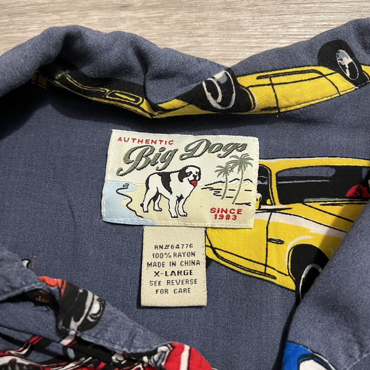 Big Dogs × Vintage Vintage Big Dogs Hot Rod Button Up Size US XL / EU 56 / 4 - 5 Thumbnail