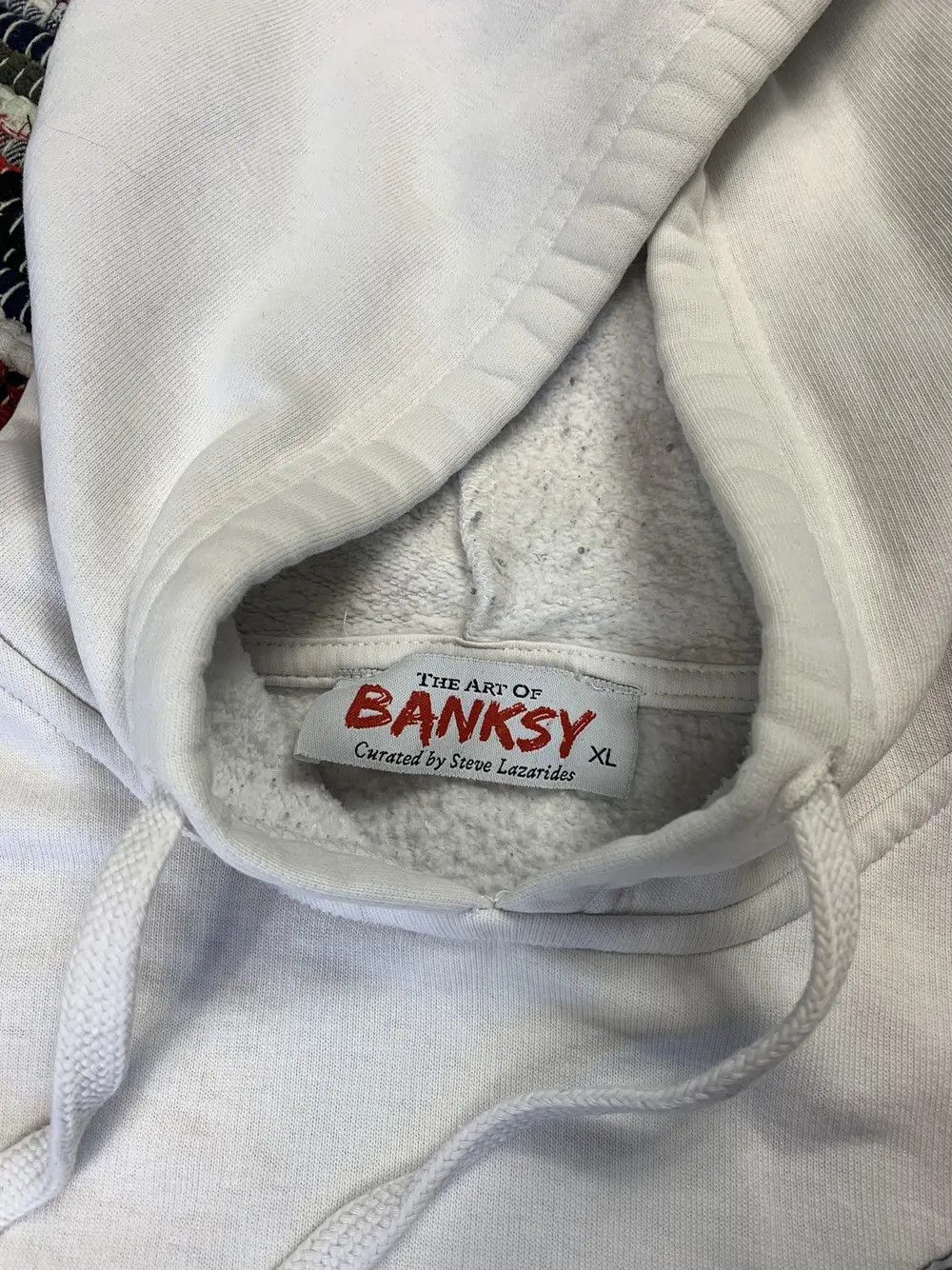 Vintage Banksy Y2K Art Hoodie Sweatshirt made by Steve Lazarides Size US M / EU 48-50 / 2 - 4 Thumbnail