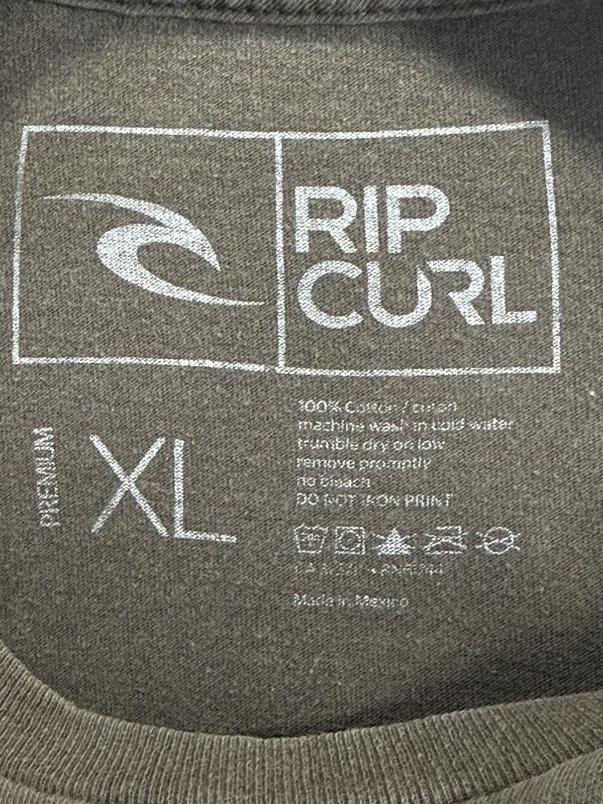 Quiksilver Rip Curl Surfboard Graphic Tee Brown XL Surf Vintage Vibe #8 Size US M / EU 48-50 / 2 - 7 Thumbnail