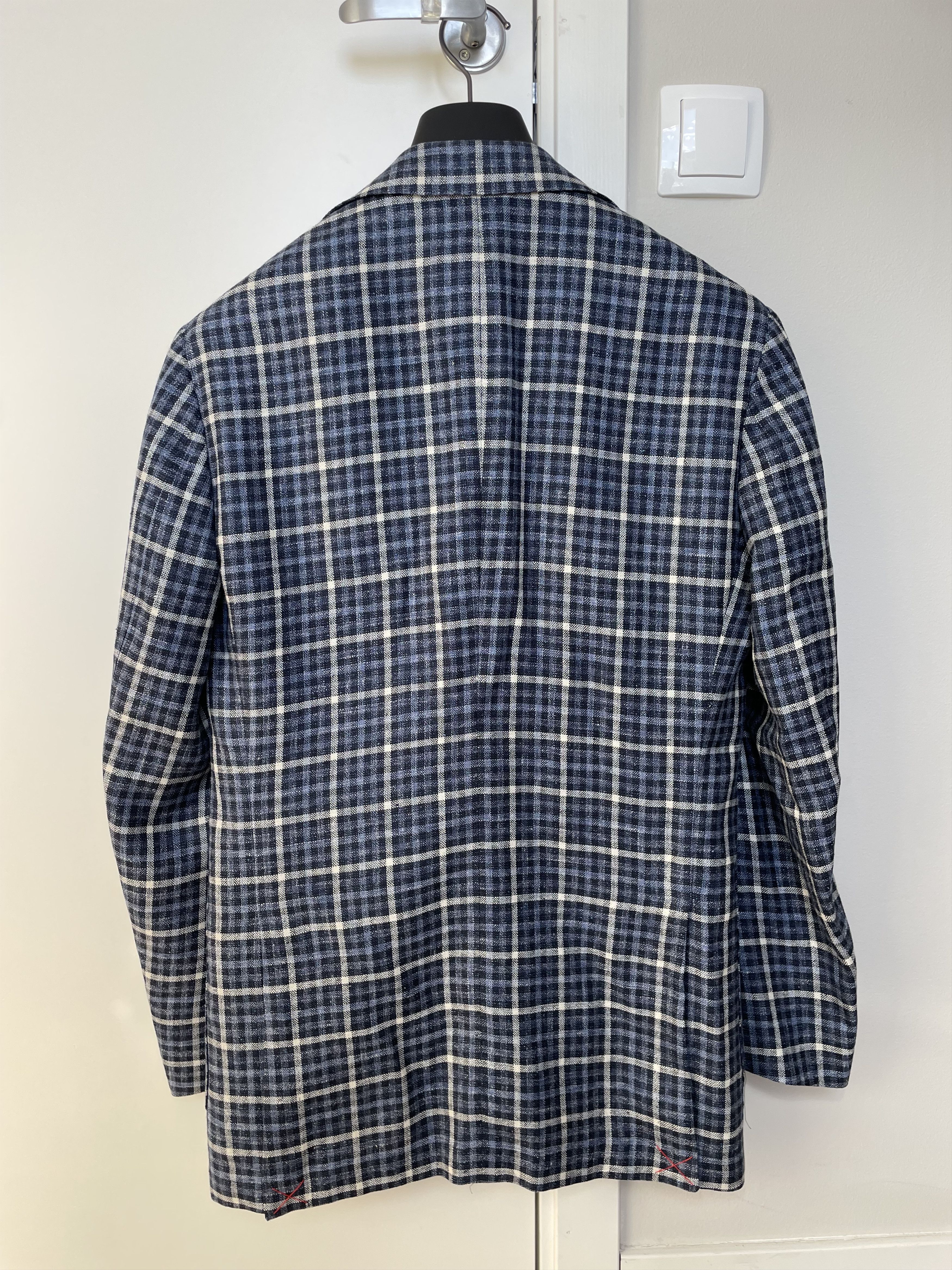 Suitsupply NWT Suitsupply blue checked Jort jacket, size 36R\EU46 Size 36R - 4 Thumbnail