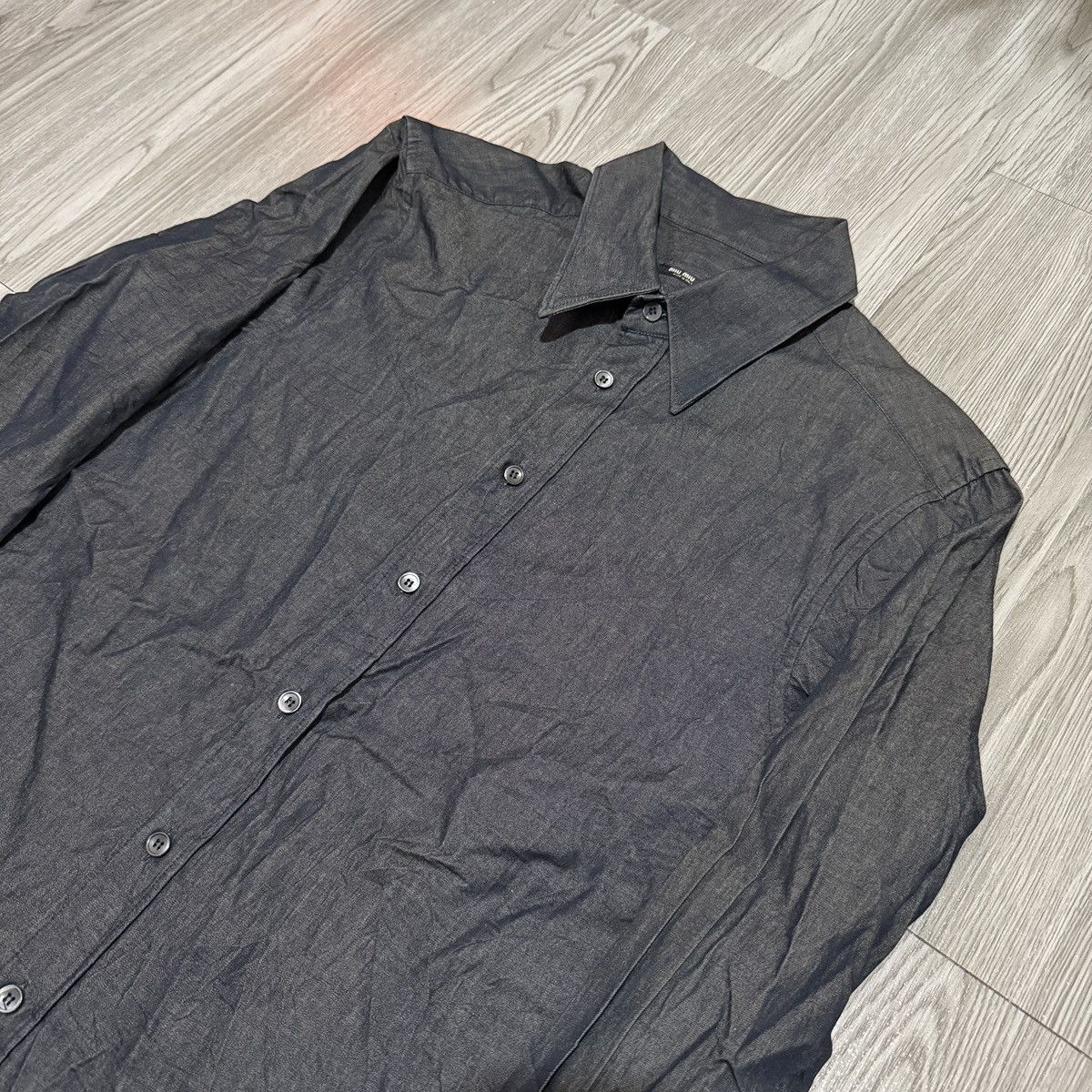Miu Miu Miu Miu Denim Button Up Size M / US 6-8 / IT 42-44 - 2 Thumbnail