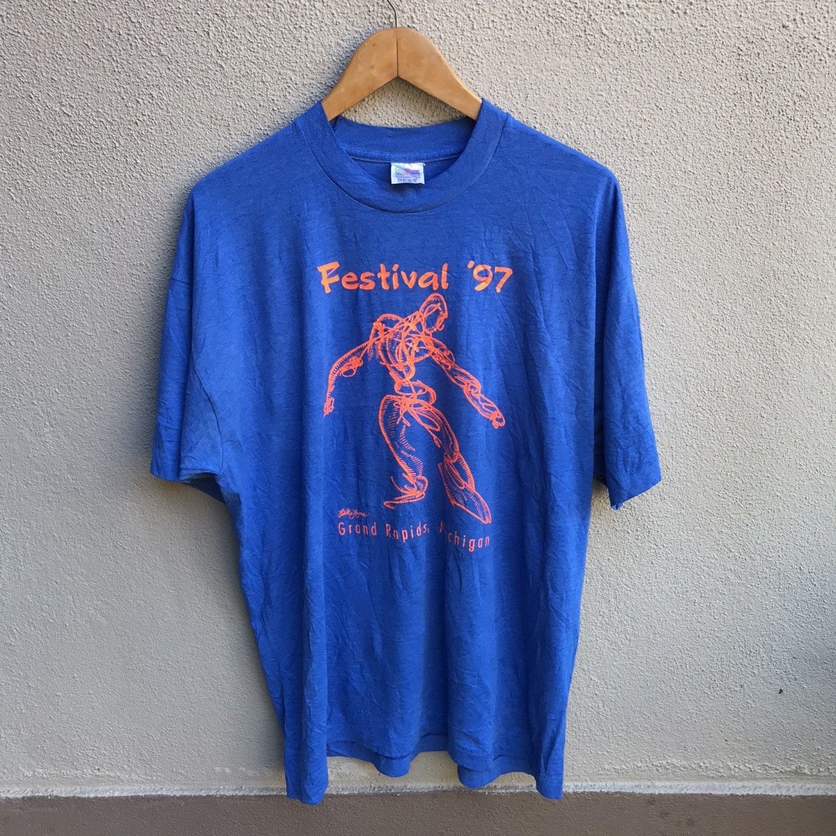 Vintage Vintage 90s ART Festival Michigan sculpture museum tee Size US XL / EU 56 / 4 - 1 Thumbnail