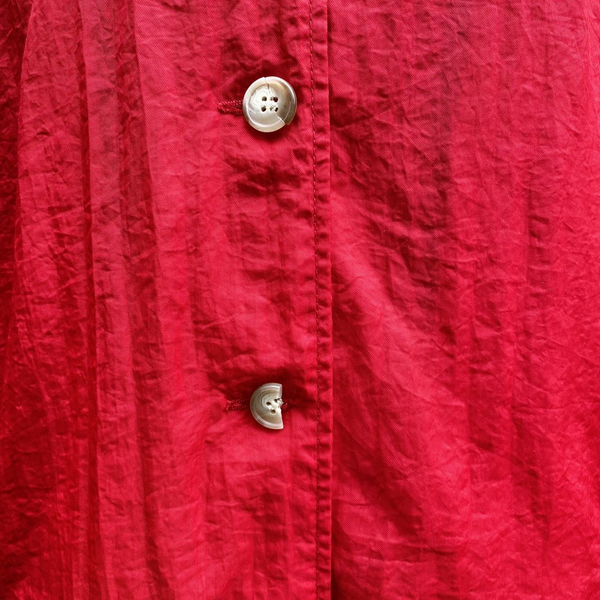 DKNY DKNY Red Button-Up Coach Jacket with Crest Size US S / EU 44-46 / 1 - 15 Thumbnail