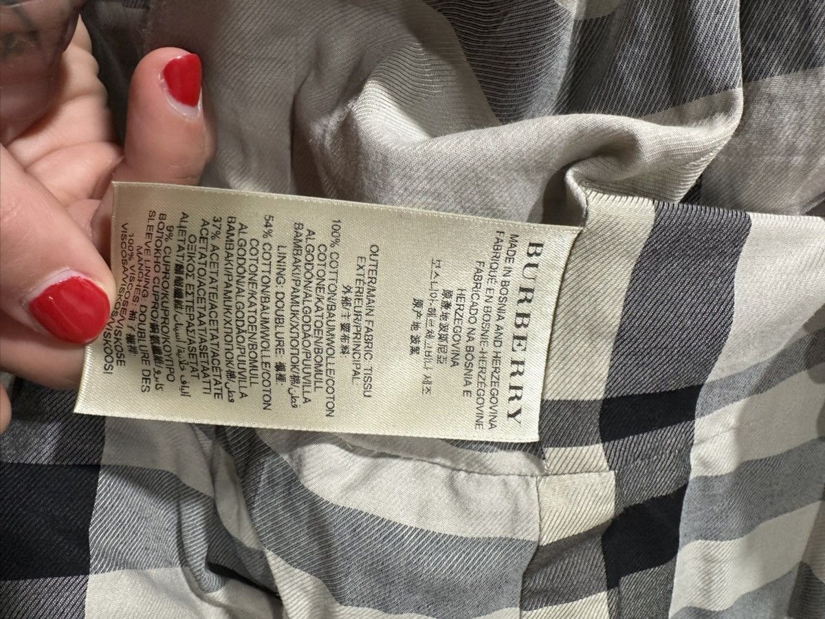 Burberry Burberry Brit Twill Coat Size S / US 4 / IT 40 - 8 Thumbnail