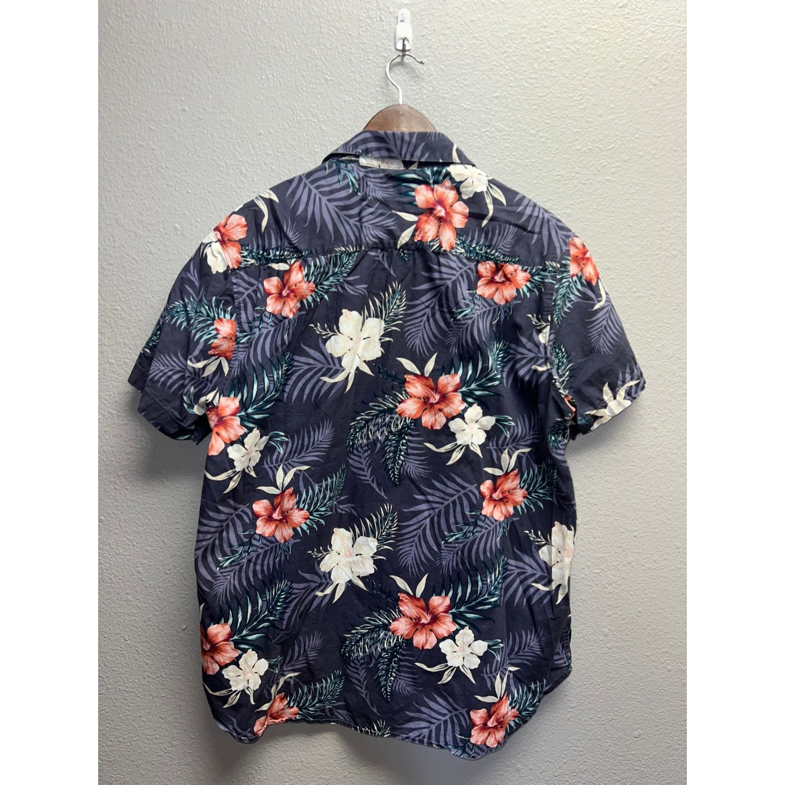Vintage Bruno Milano Button Up Shirt Purple Floral modern Stretch XL Size US XL / EU 56 / 4 - 8 Thumbnail