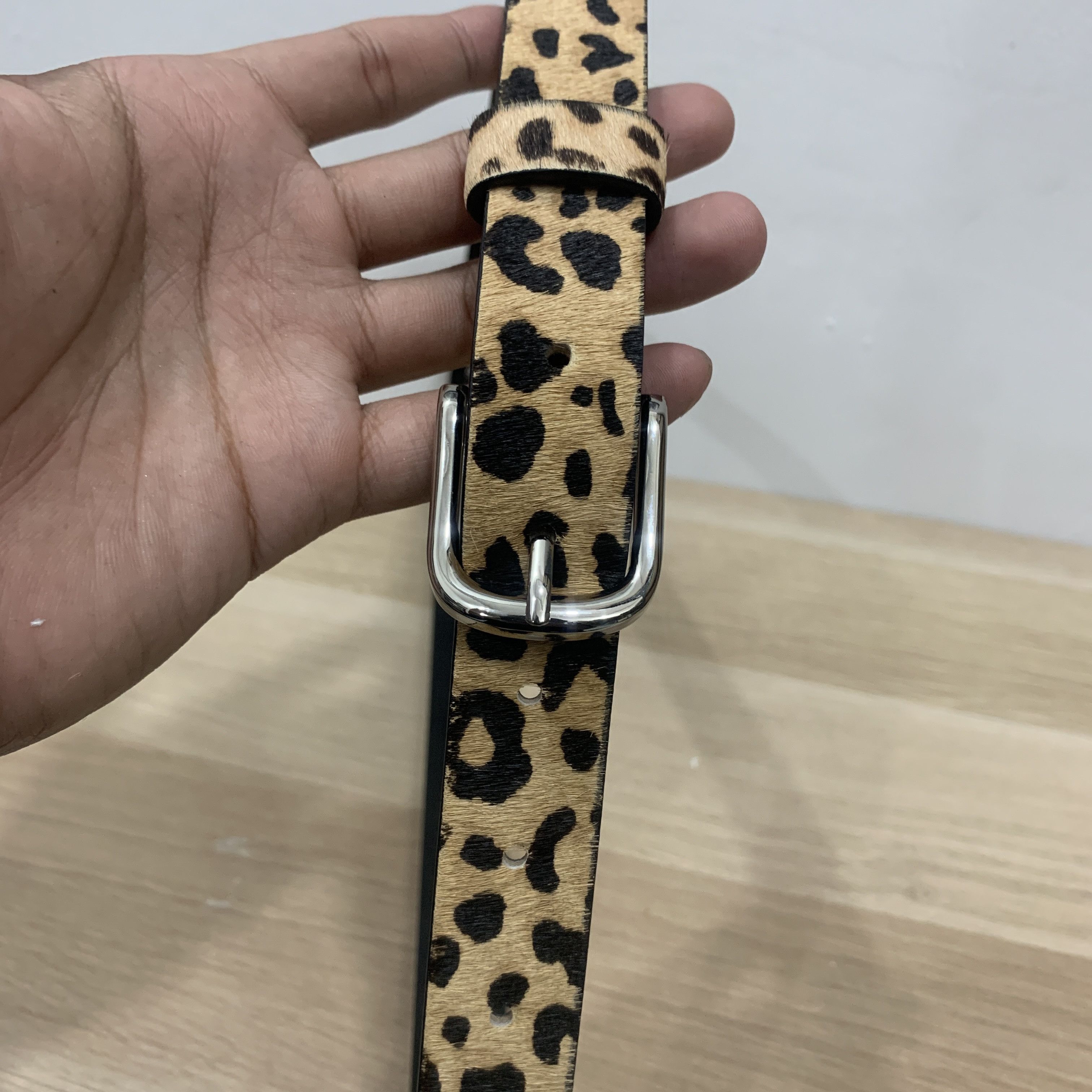 Stussy Stussy ss link studded belt hairy cheetah print Size ONE SIZE - 3 Thumbnail