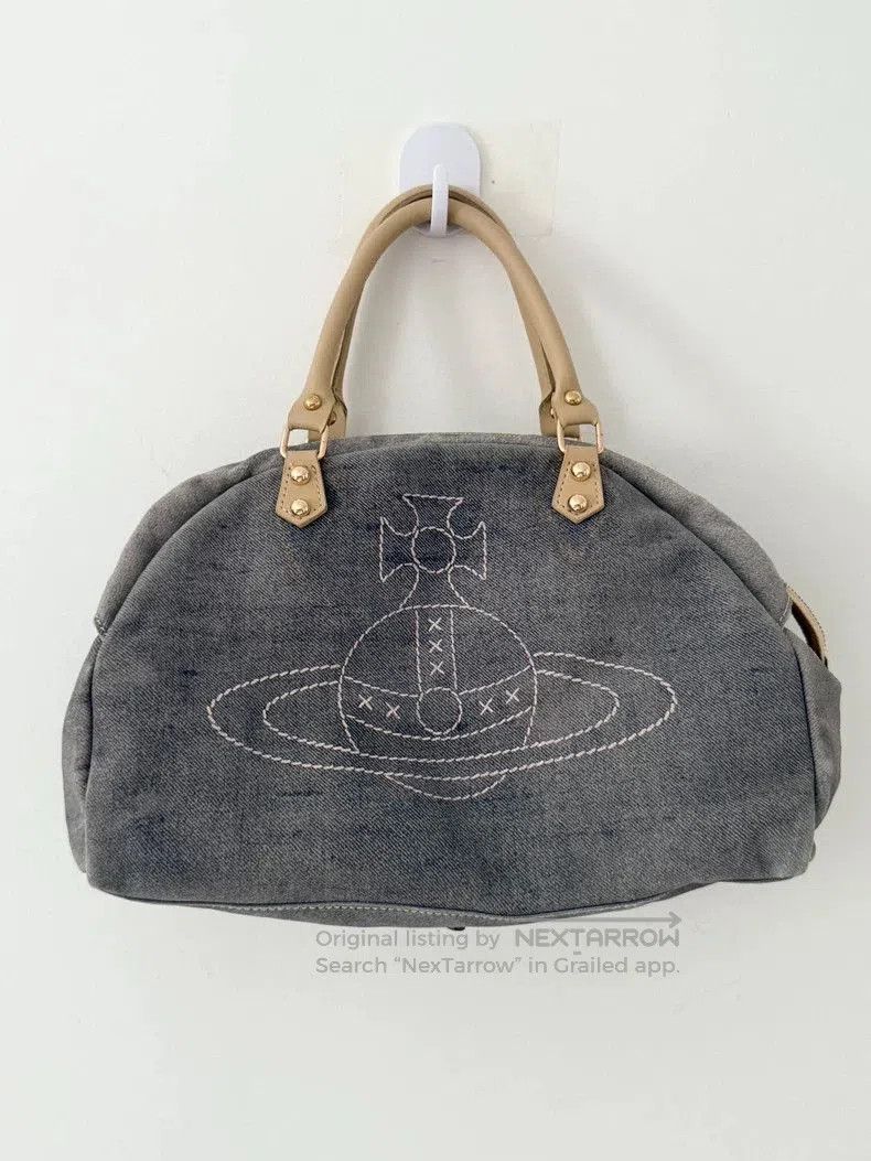 Vivienne Westwood Vivienne Westwood Denim Orb Bowling Bag . Size ONE SIZE - 3 Thumbnail