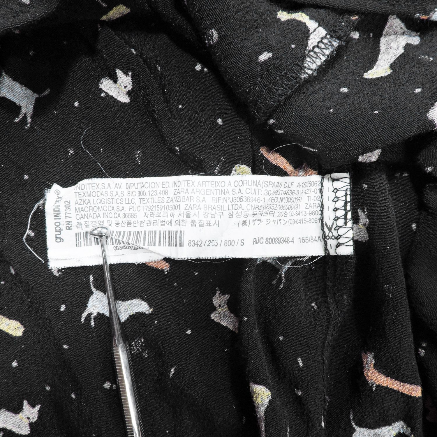Zara ZARA TRAFALUC COLLECTION DOG PRINTED PATTERN MINI DRESS Size S / US 4 / IT 40 - 4 Thumbnail