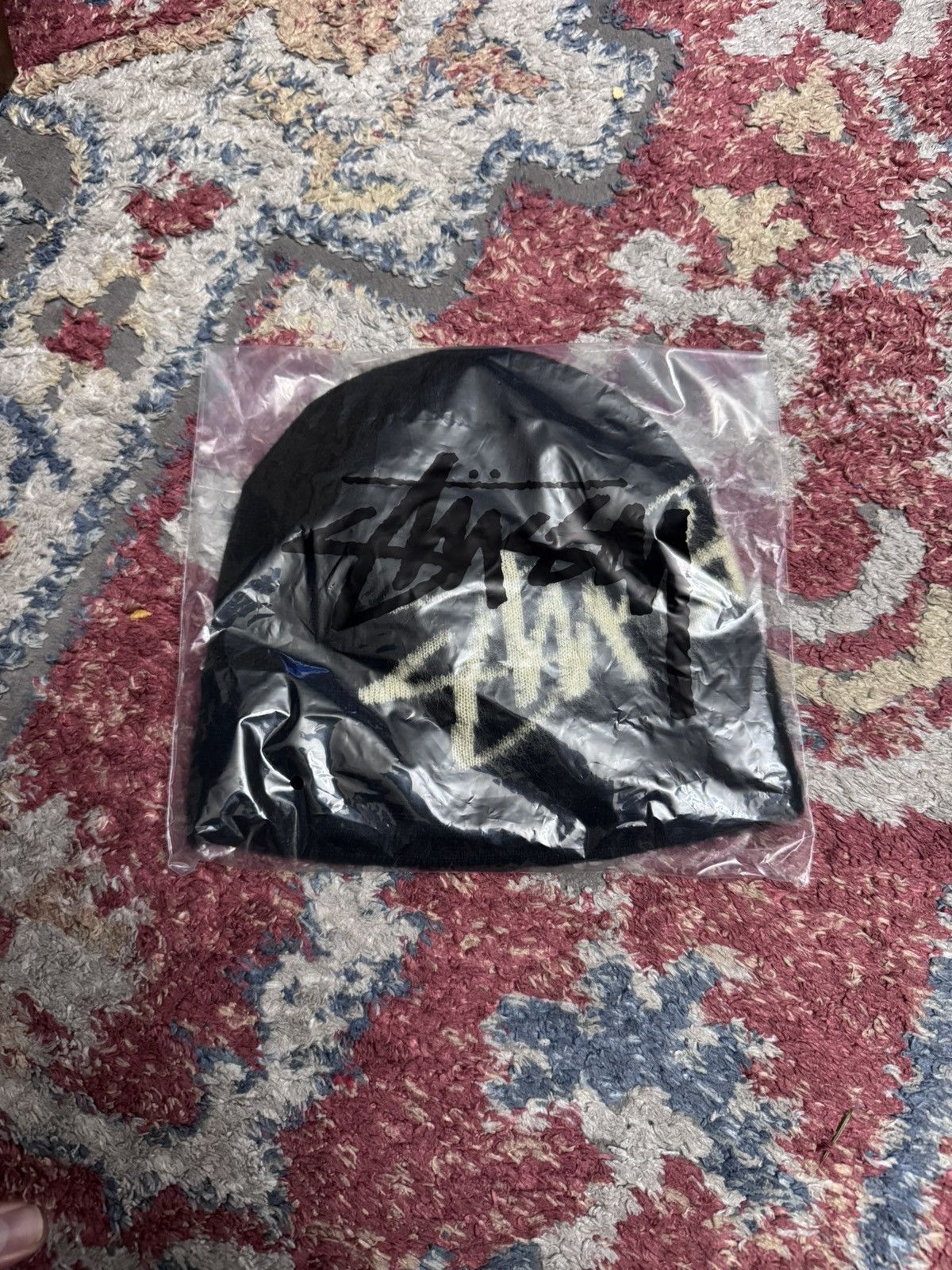 Stussy Stussy Brushed Out Stock Skullcap Black Size ONE SIZE - 1 Thumbnail
