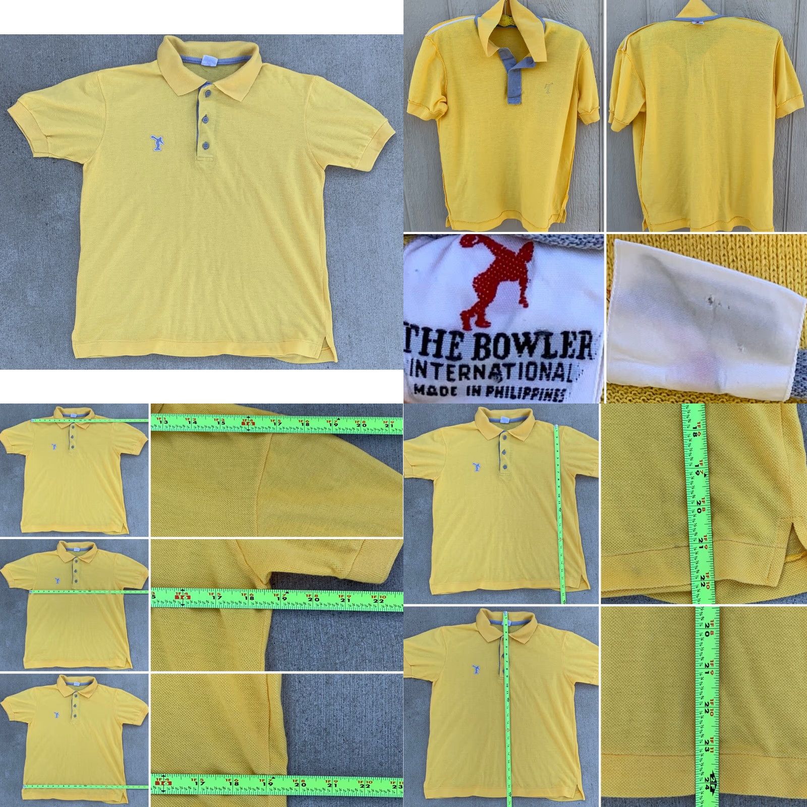 Vintage VINTAGE The Bowler International Polo Shirt Bowling Short Sleeve S Mens Yellow Logo Retro 90s Bowling Shirt Size US S / EU 44-46 / 1 - 8 Thumbnail