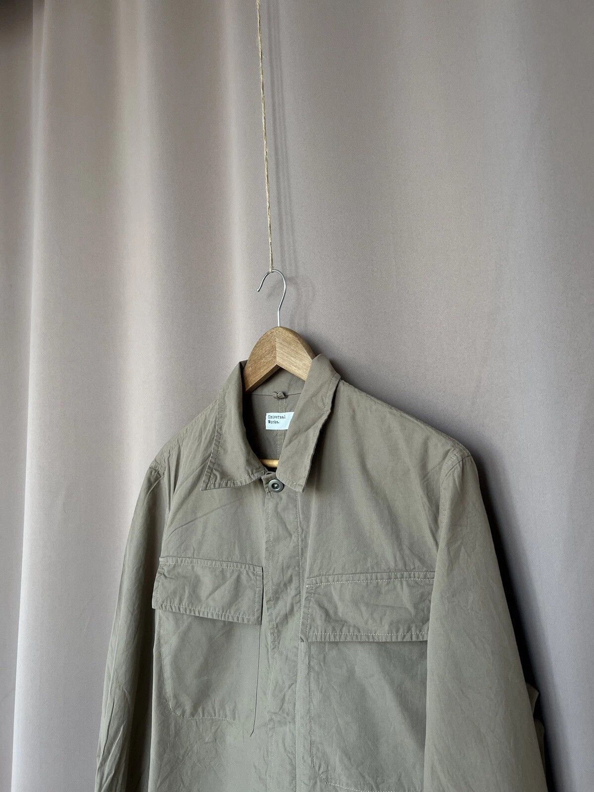 Universal Works Universal Works Button Shirt Mens Size M Beige Overshirt Size US M / EU 48-50 / 2 - 4 Thumbnail