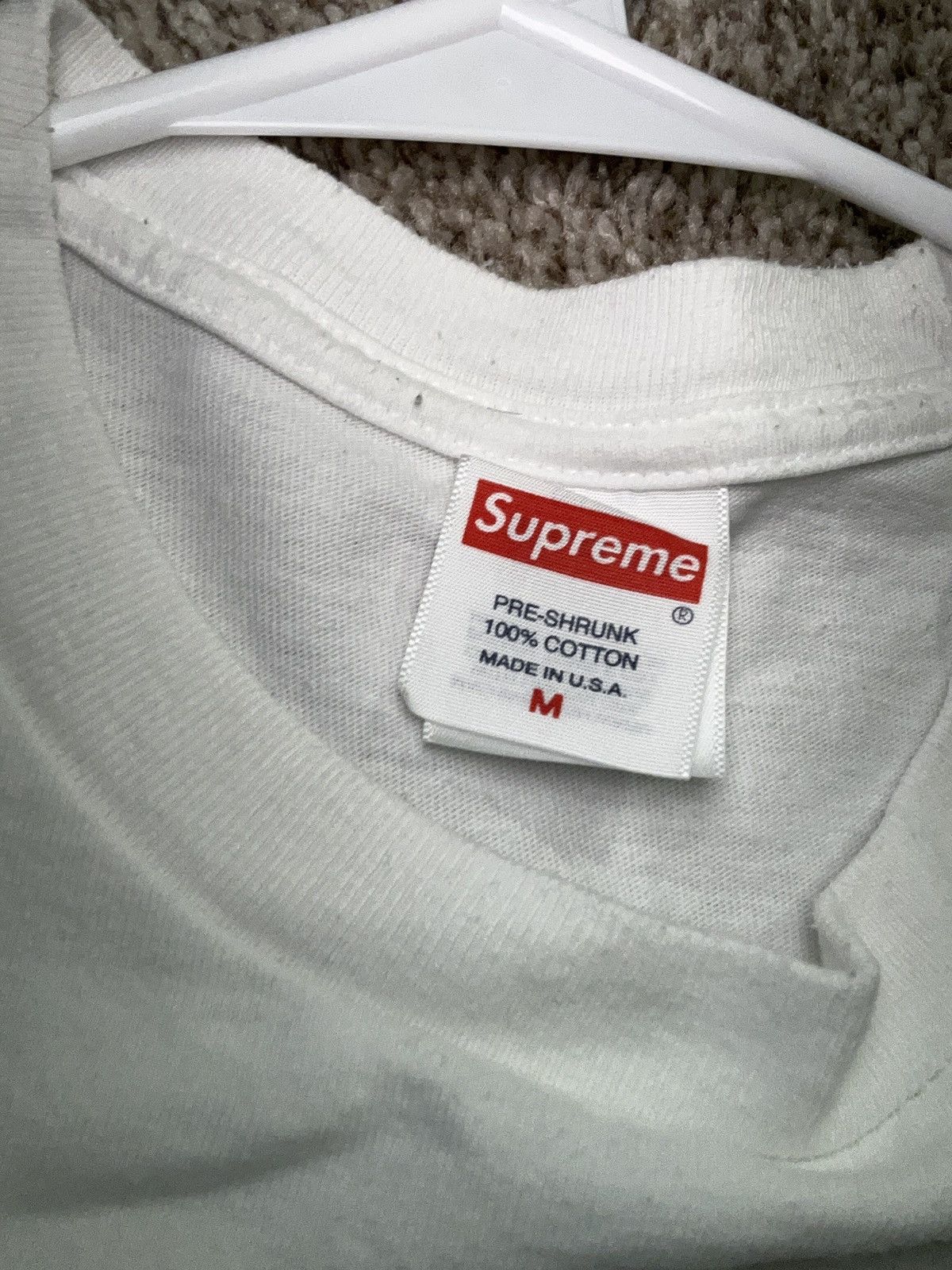 Supreme White box supreme tee Size US M / EU 48-50 / 2 - 2 Thumbnail