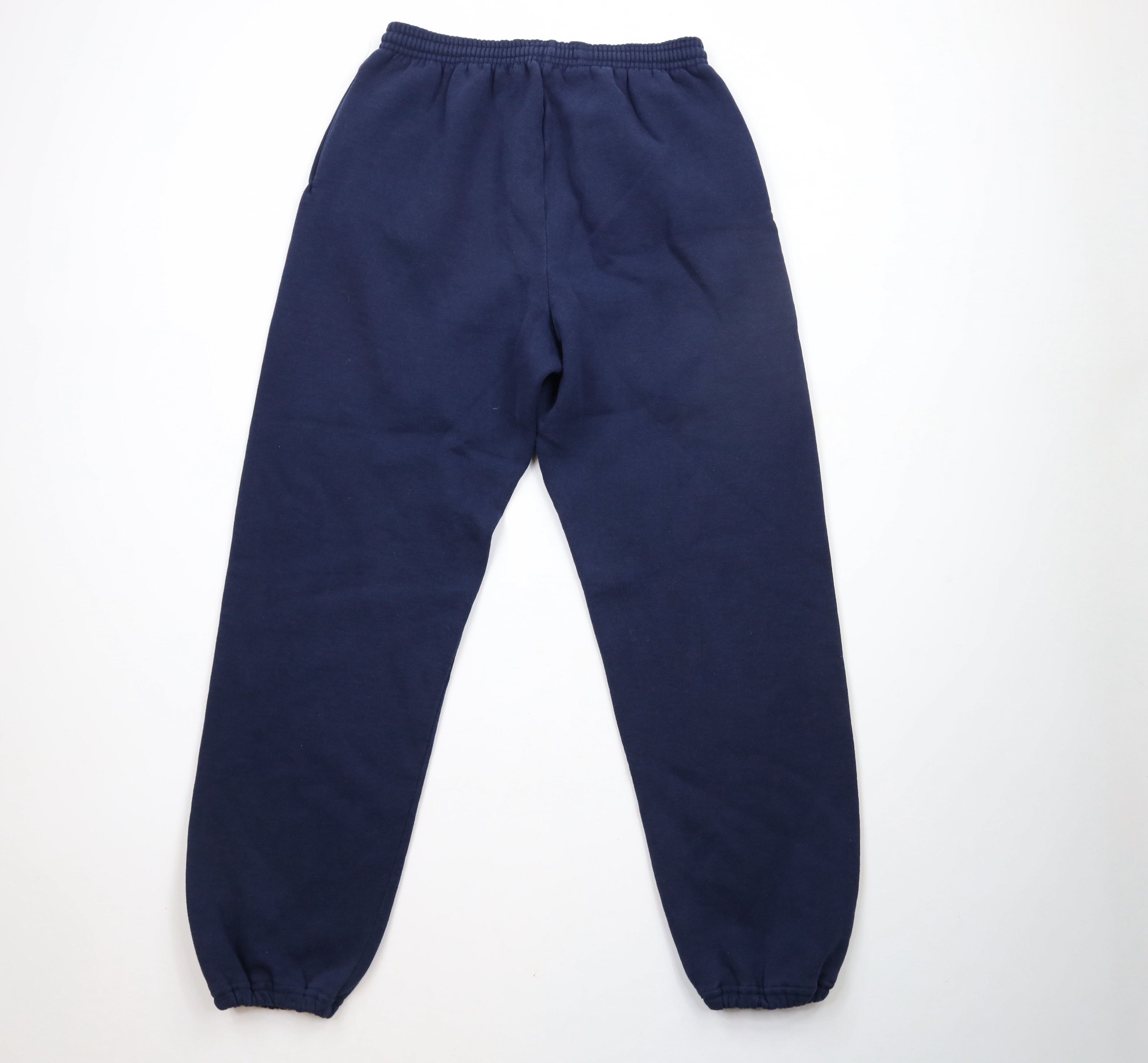 Russell Athletic × Vintage Vintage 90s Russell Athletic Blank Sweatpants Joggers Blue Size US 36 / EU 52 - 8 Thumbnail