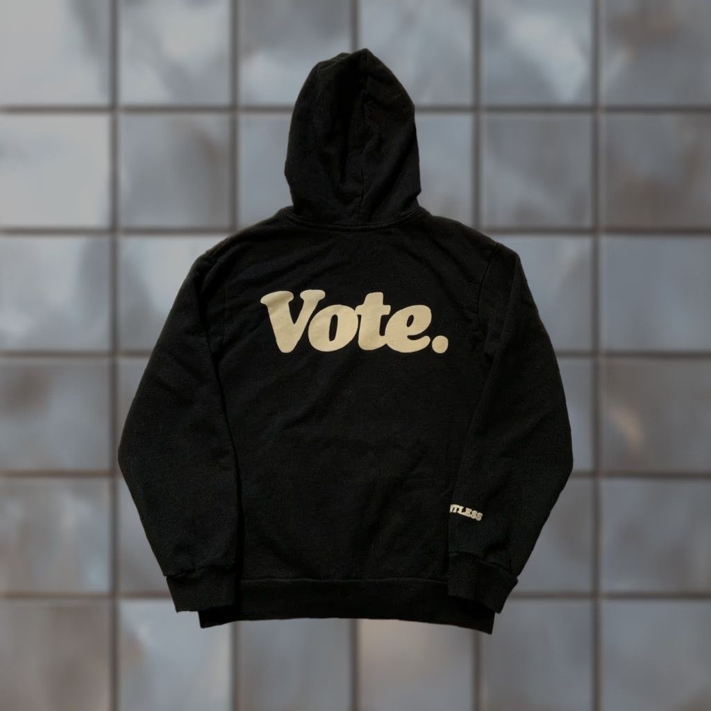 Talentless Talentless Vote Black Heavyweight Fleece Pullover Sweatshirt Hoodie Sz. S Mens Size S Pullover Hoodie Heavyweight Fleece Black Talentless Vote Mens S Size US S / EU 44-46 / 1 - 1 Thumbnail