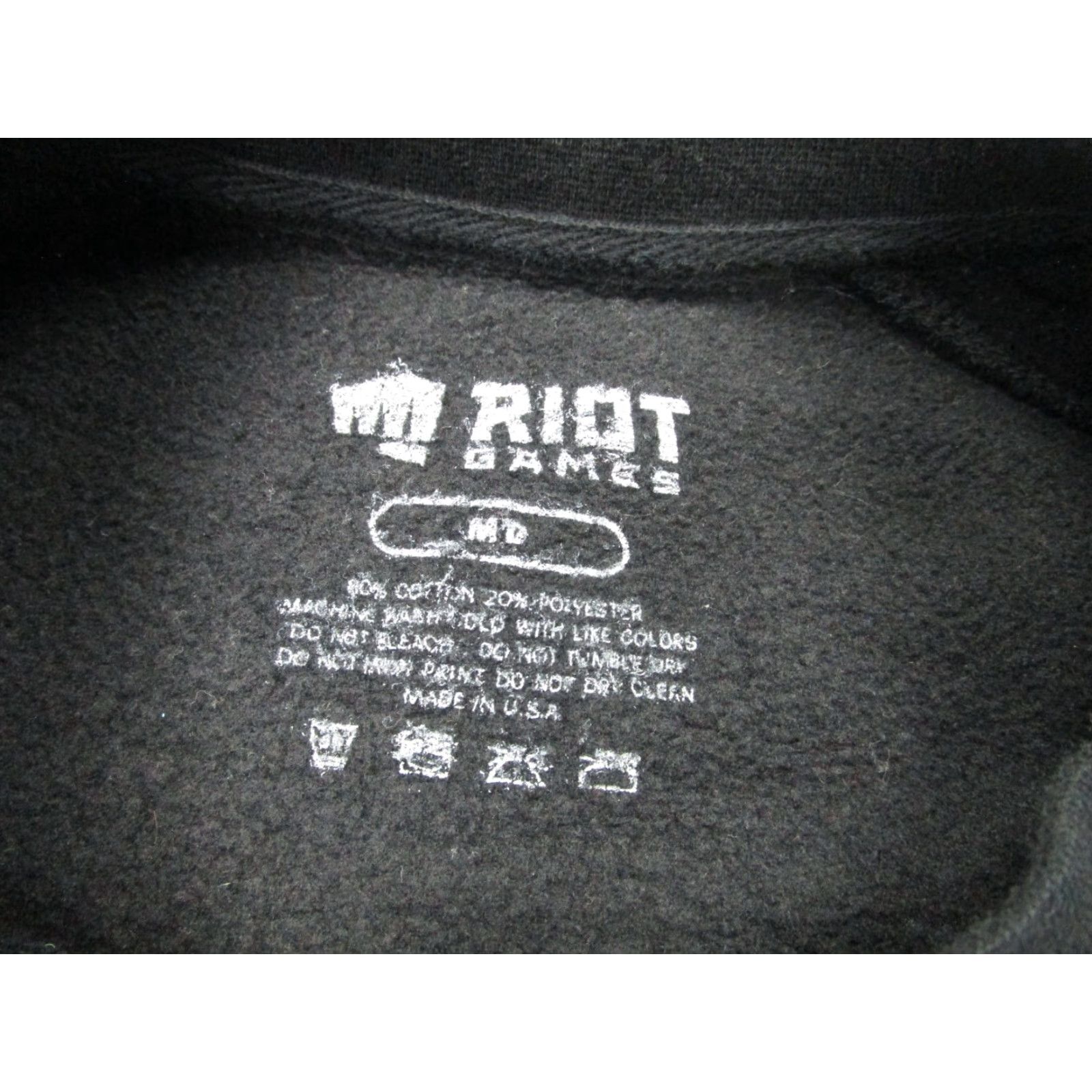 Vintage League of Legends Sweatshirt Mens M Black 2022 Riot Games LOL Gaming Pullover Crew Neck Cotton Blend Fleece Size US M / EU 48-50 / 2 - 6 Thumbnail