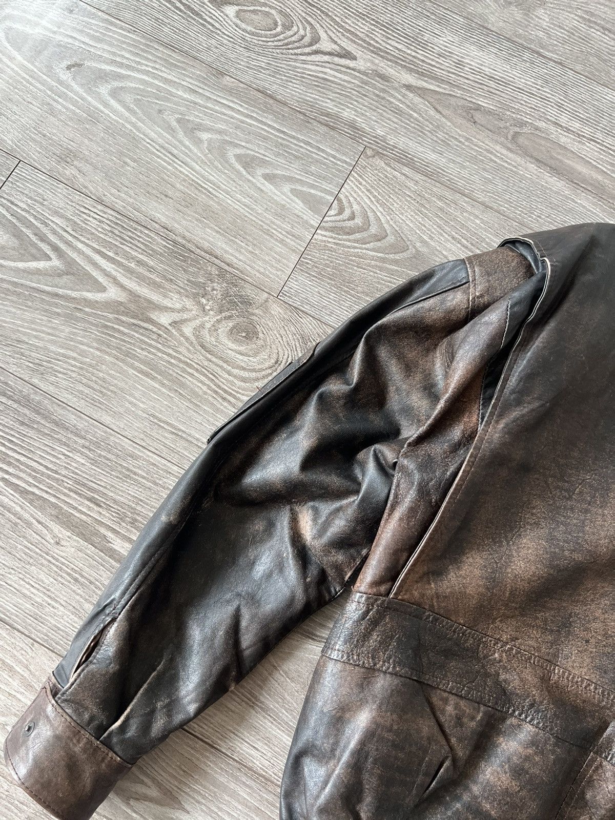 Genuine Leather ‼️Vibtage 60s RRP:600$!Paris Dakar 100% Leather Jacket‼️ Size US L / EU 52-54 / 3 - 18 Thumbnail