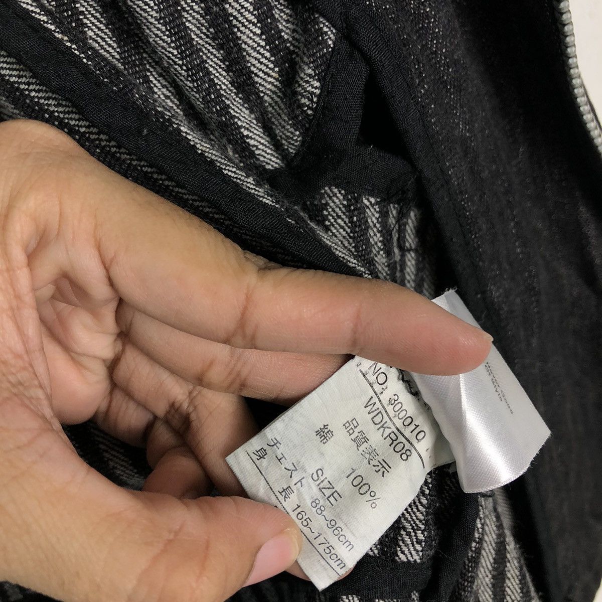 Japanese Brand Biker Jacket Bondage Double Breast Suggestion Japan Striped Size US M / EU 48-50 / 2 - 21 Thumbnail